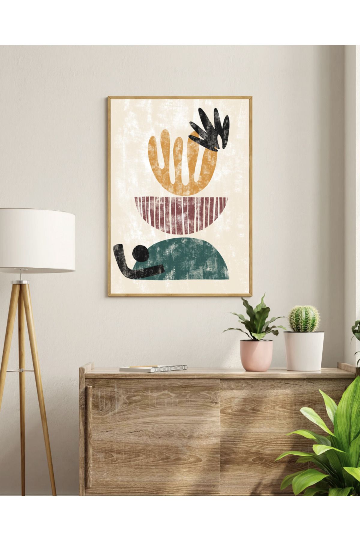 woodhomeworks tek parça salon ofis dekor tablo