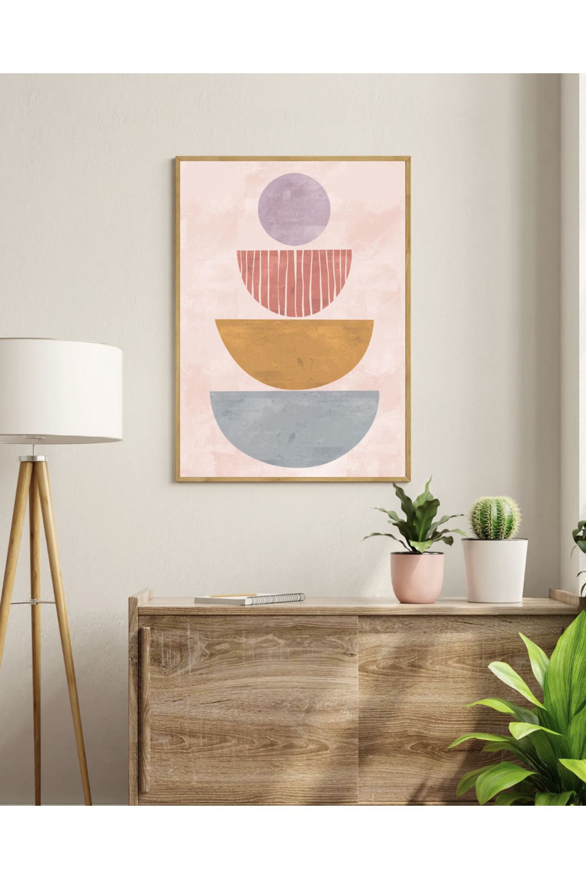 woodhomeworks tek parça salon ofis dekor tablo