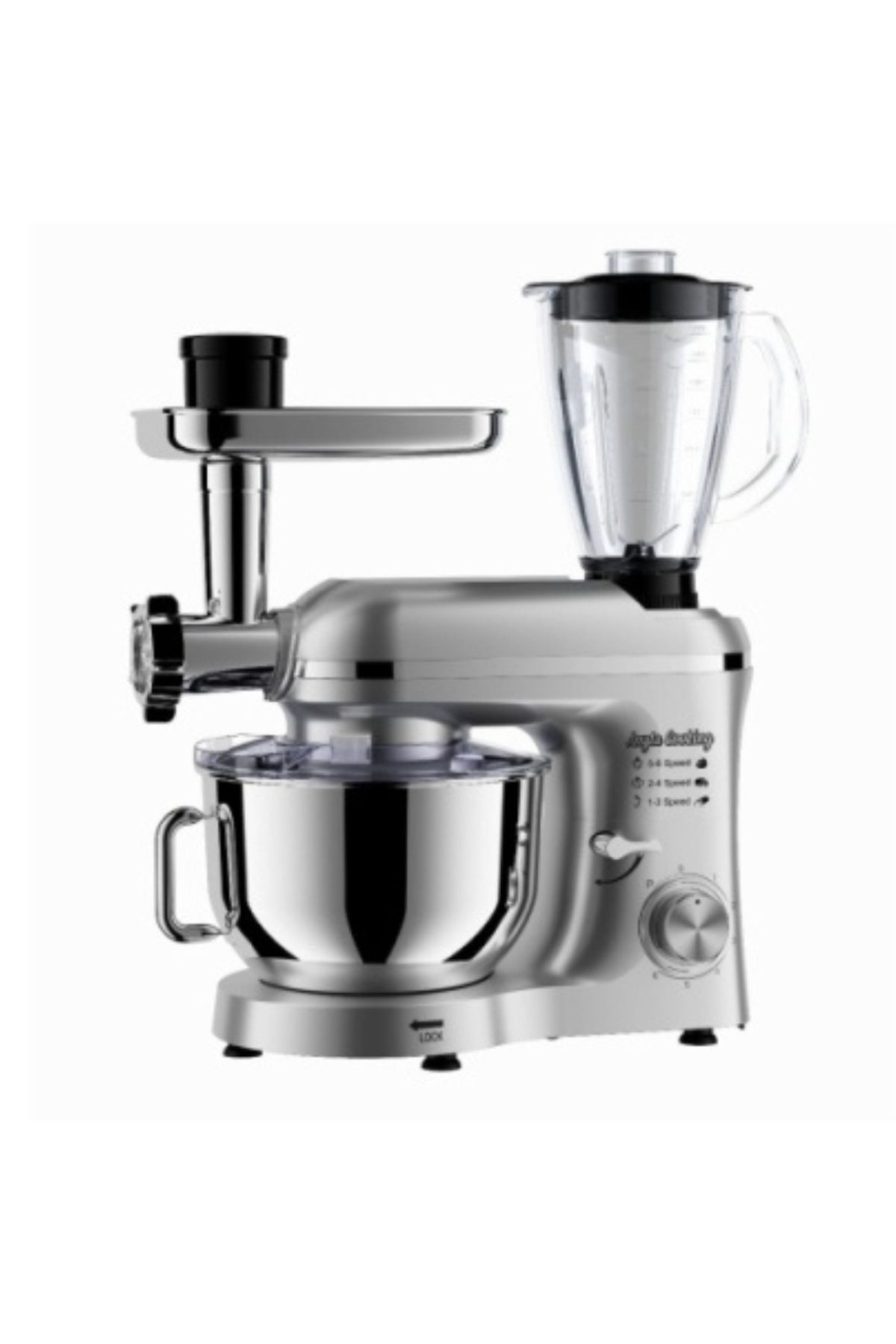 Anyta Cooking Robot De Bucatarie Mixer Cu Bol De 6.2 L - 3in1 - Mixer Cu Bol, Blender Si Tocator-anyta Cooking - One Size