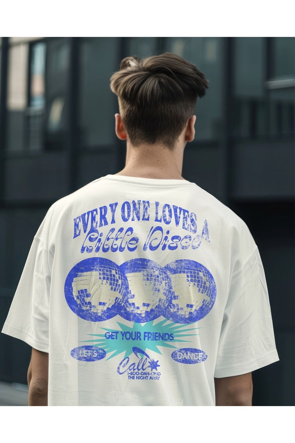Jose Clothing Oversize Kesim Kısa Kollu Baskılı T-shirt