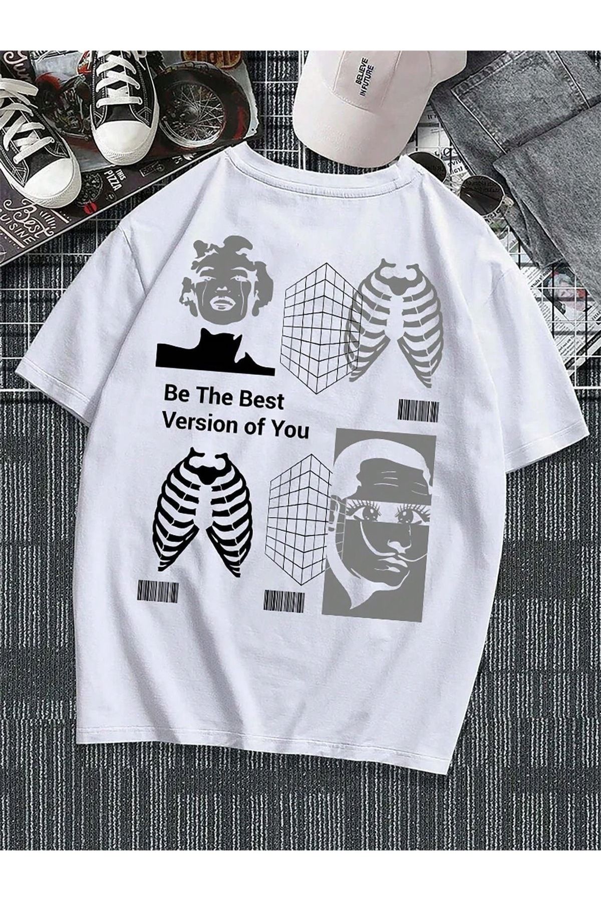 Jose Clothing Oversize Kesim Kısa Kollu Baskılı T-shirt
