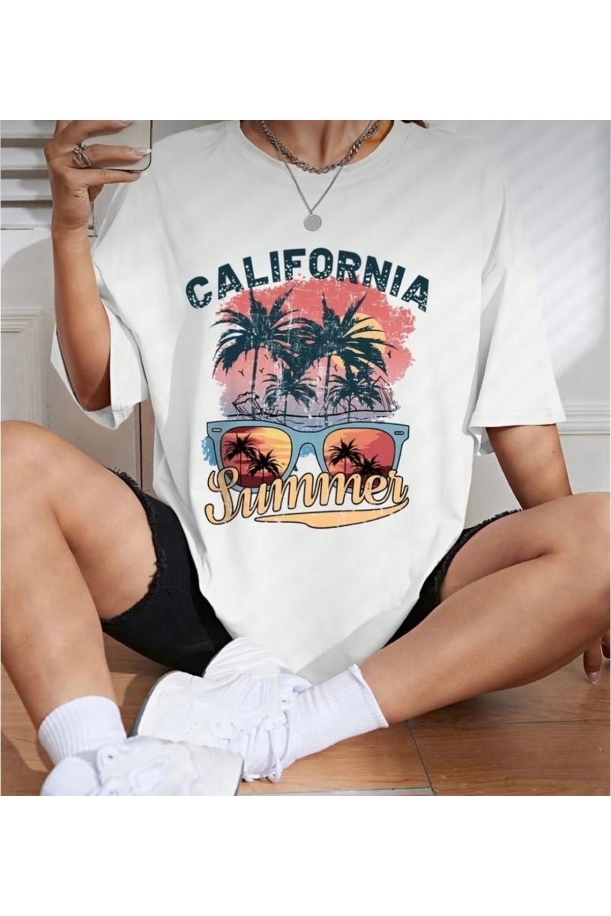 Jose Clothing Oversize Kesim Kısa Kollu Baskılı T-shirt