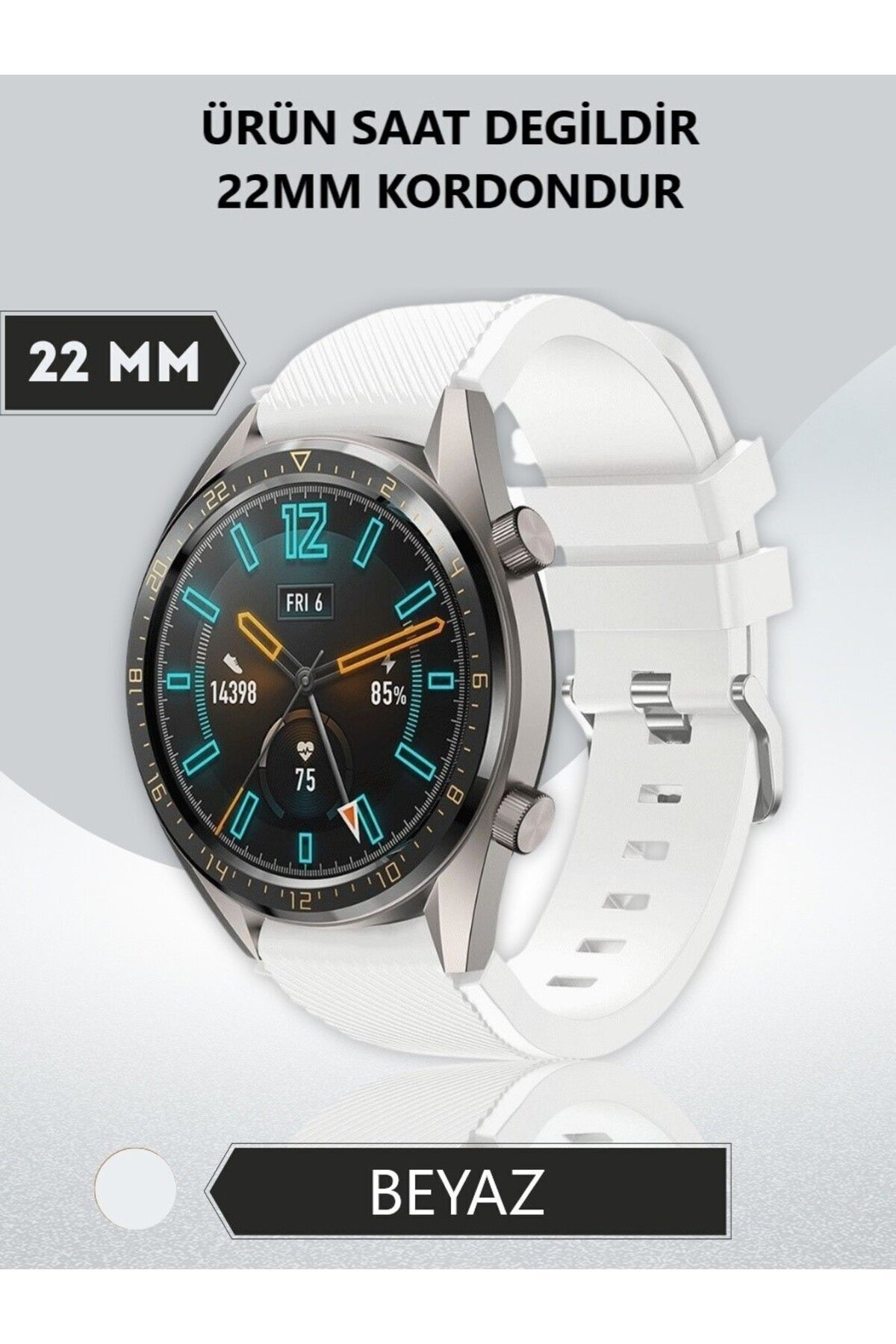 CONOCER Honor Watch Magic 2 (46MM) Çizgi Desenli Silikon Kordon Kayış