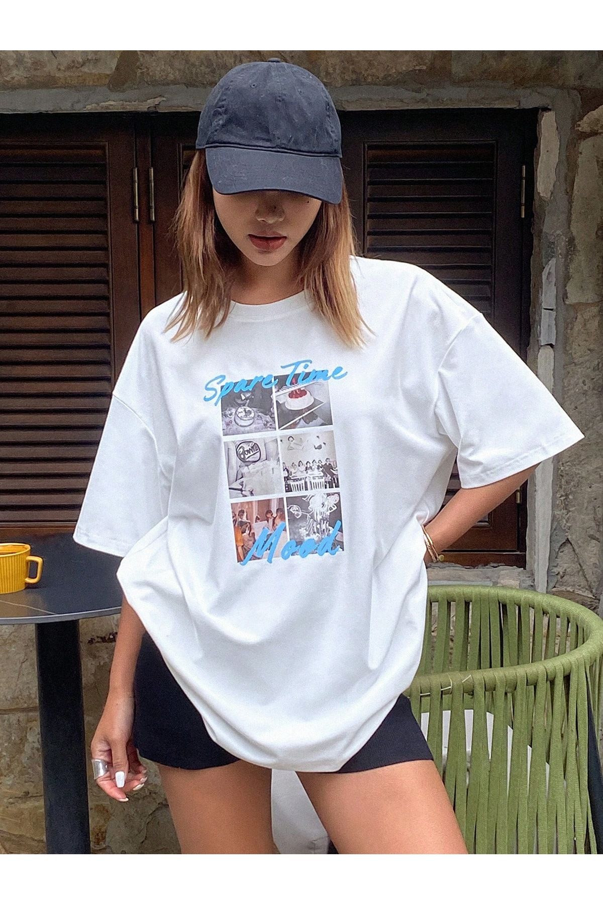 Jose Clothing Oversize Kesim Kısa Kollu Baskılı T-shirt