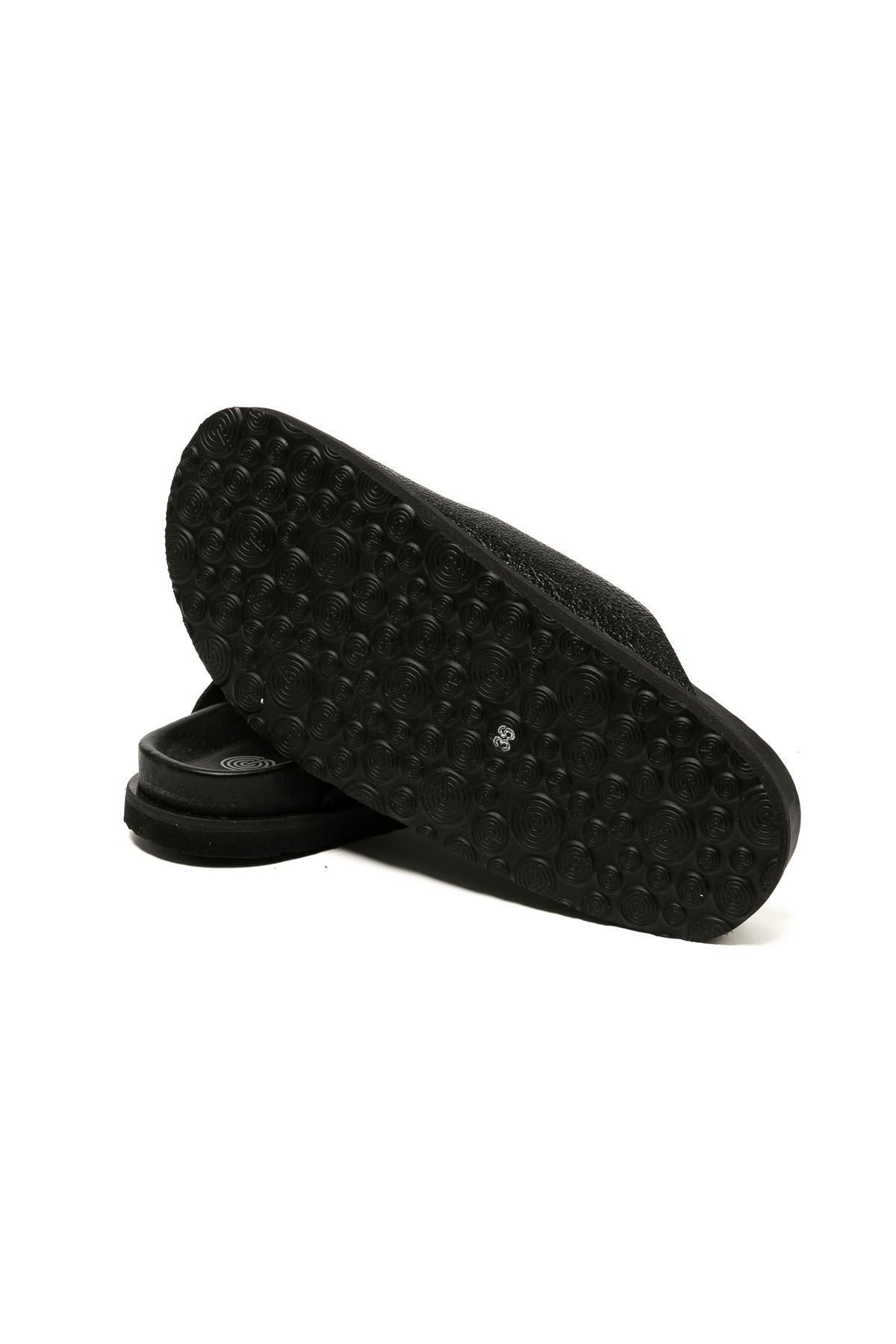 Genuins-Women / Girls Slippers Galia g 106283   Genuins Vegan Black 6