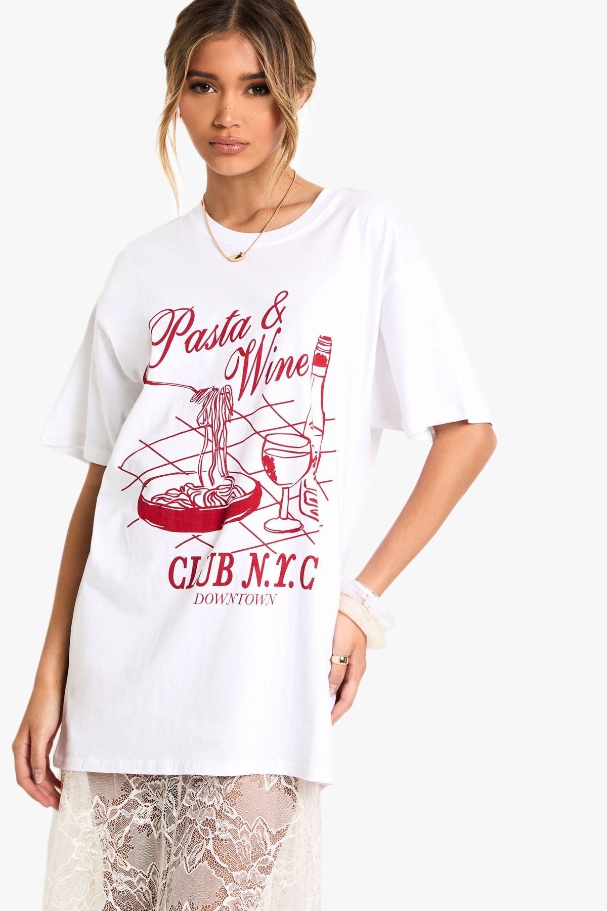 Jose Clothing Oversize Kesim Kısa Kollu Baskılı T-shirt