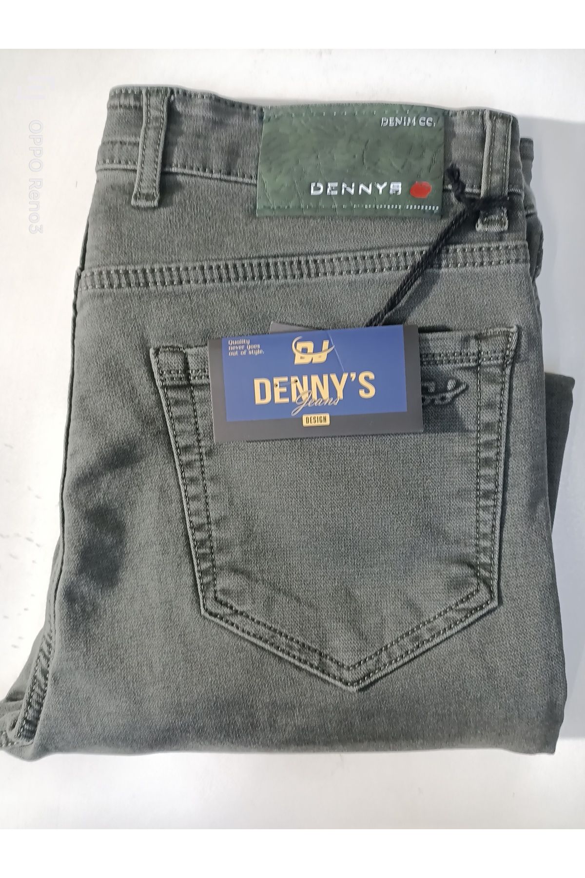 DENNYS klasik likralı fermuarlı kot pantolon