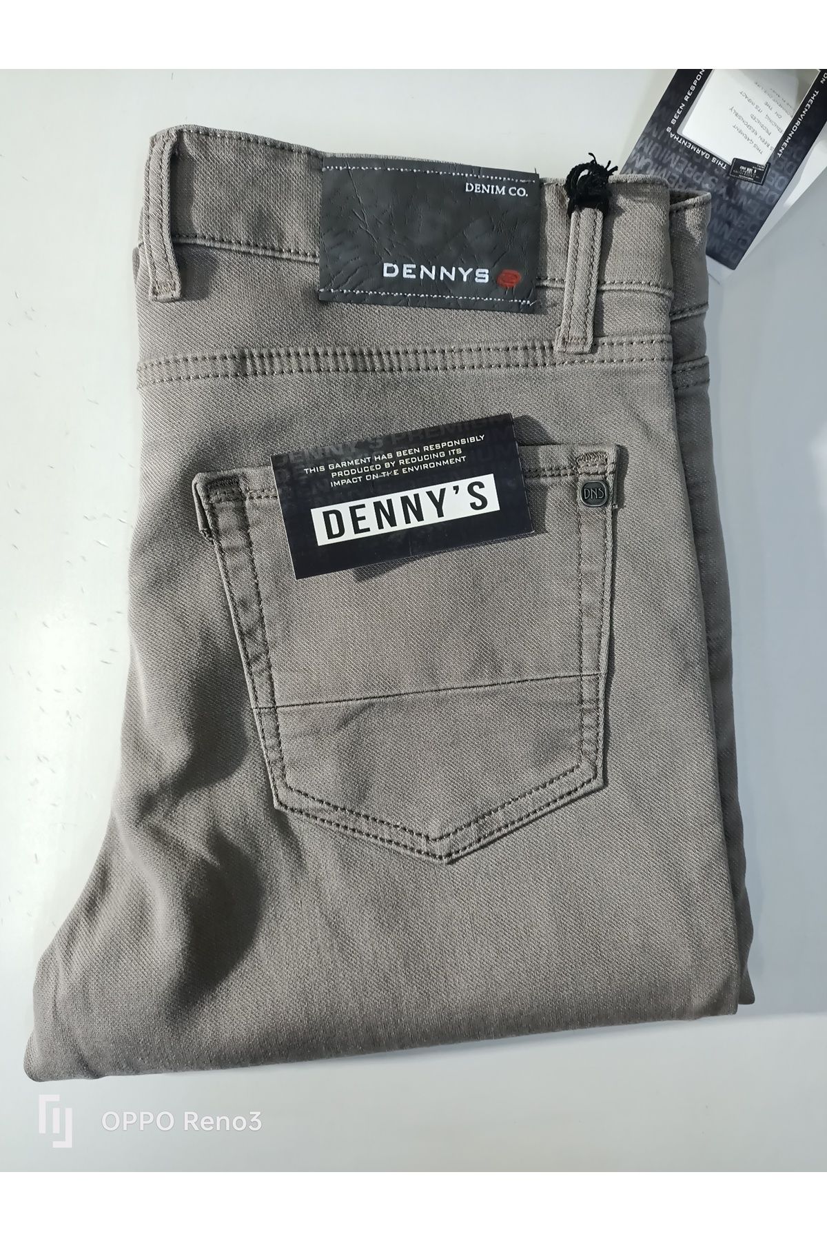DENNYS klasik likralı fermuarlı kot pantolon