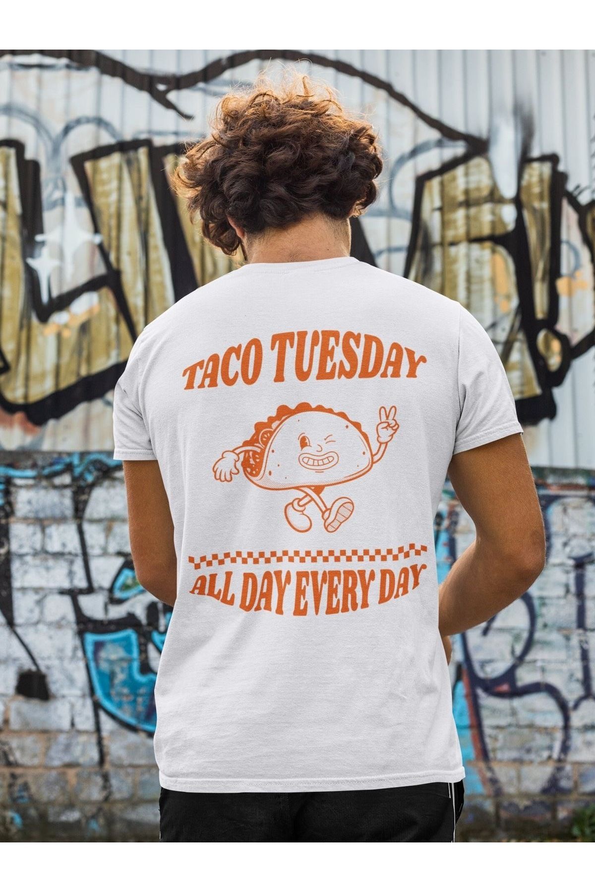 Jose Clothing Oversize Kesim Kısa Kollu Baskılı T-shirt