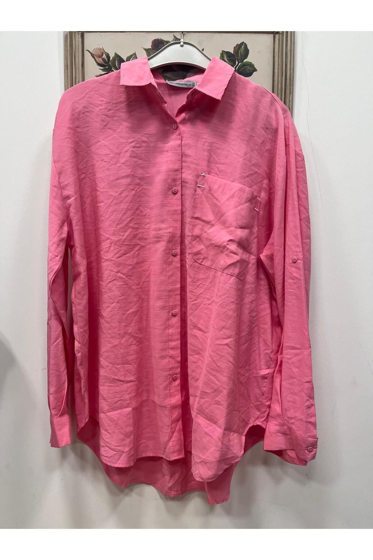 megapol giyim Pembe Gömlek