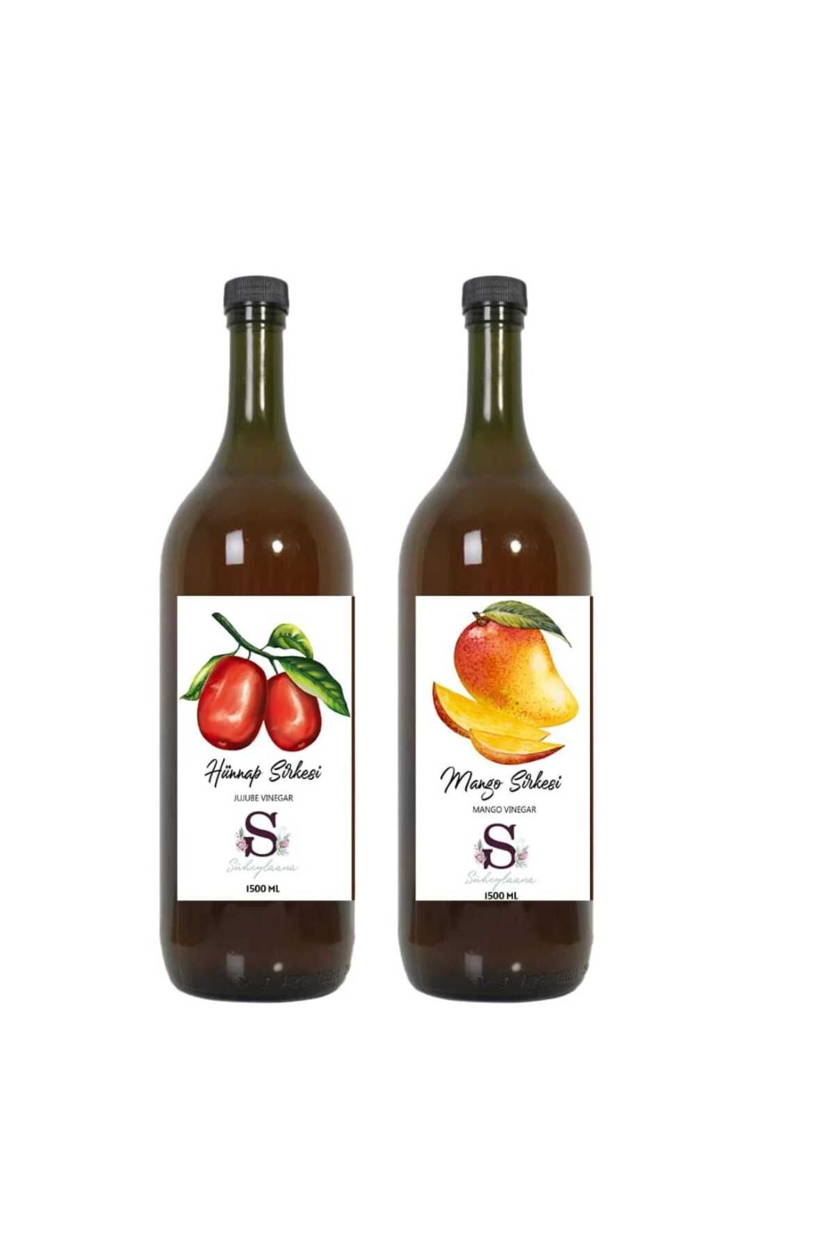 Süheylaana Doğal Hünnap Sirkesi 1500 Ml - Doğal Mango Sirkesi 1500 Ml