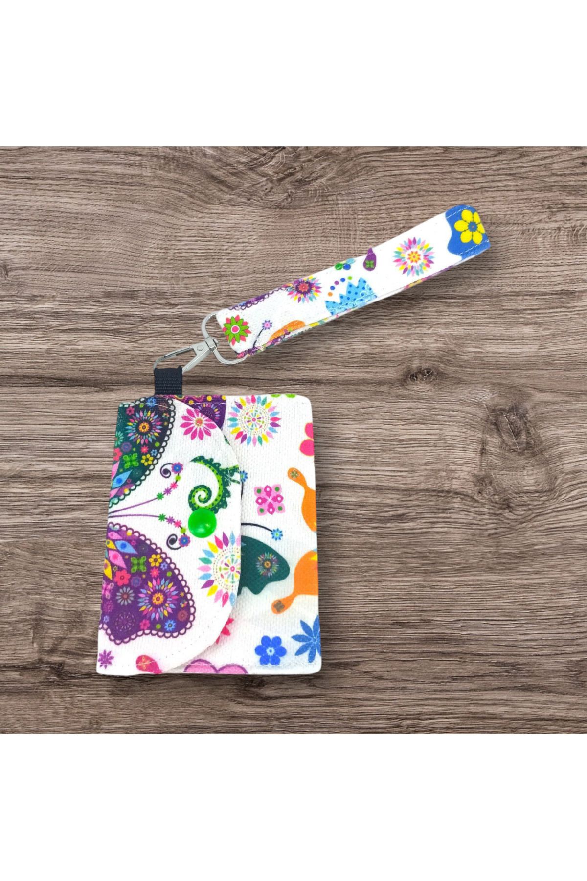 Rustic Design Anahtarlıklı Cüzdan