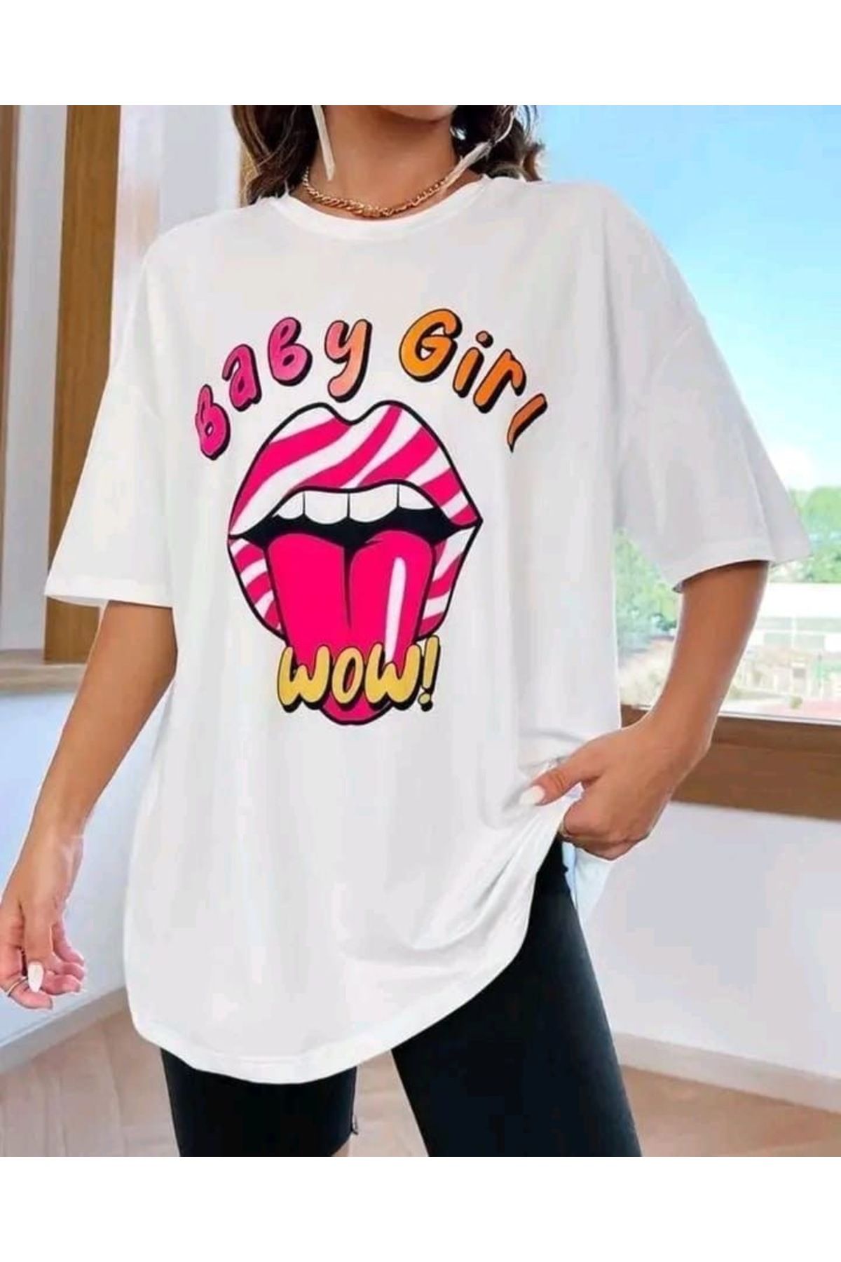 Jose Clothing Oversize Kesim Kısa Kollu Baskılı T-shirt