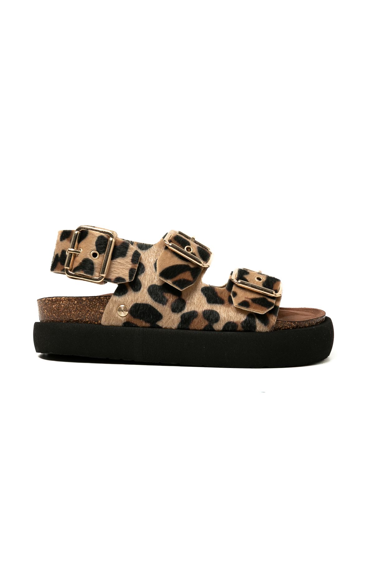 Genuins Kadın / Kız Terlik FELINA G106330 Genuins Vegan Leopard