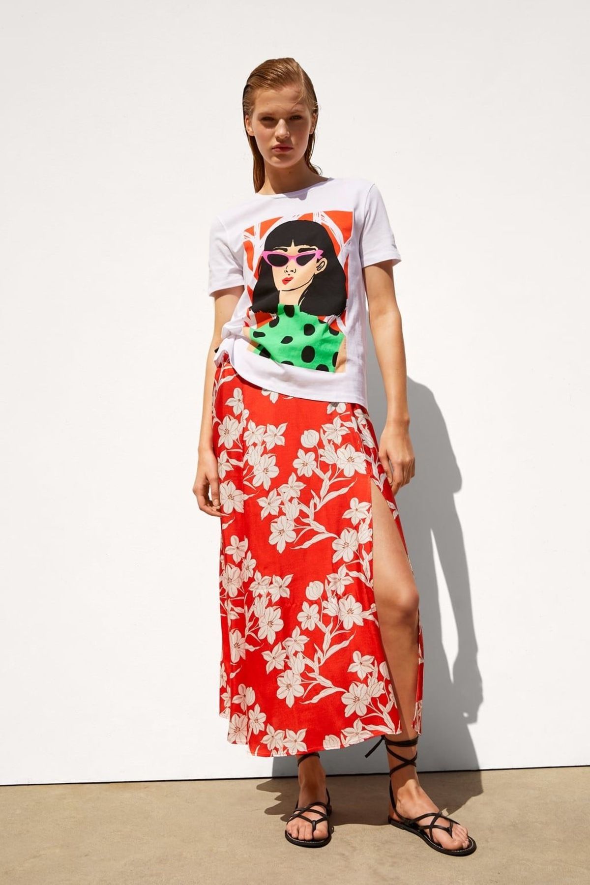 Jose Clothing Oversize Kesim Kısa Kollu Baskılı T-shirt