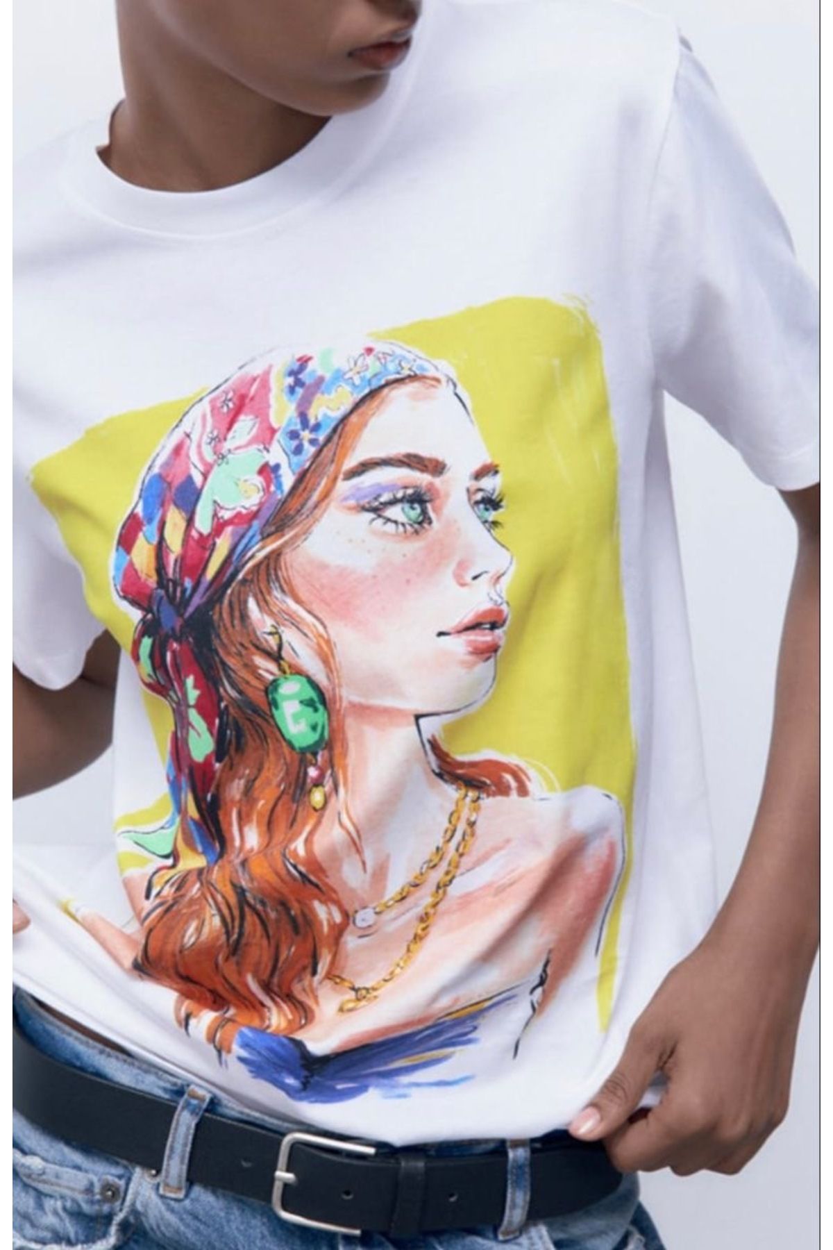 Jose Clothing Oversize Kesim Kısa Kollu Baskılı T-shirt