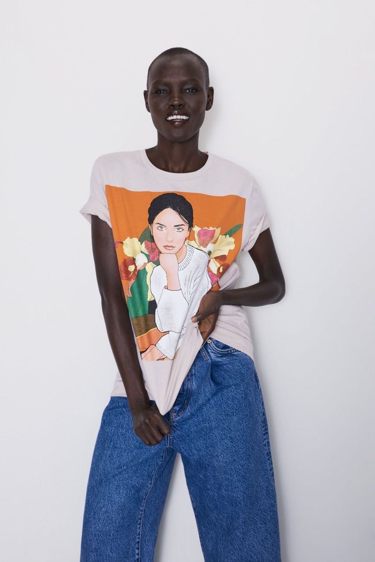 Jose Clothing Oversize Kesim Kısa Kollu Baskılı T-shirt