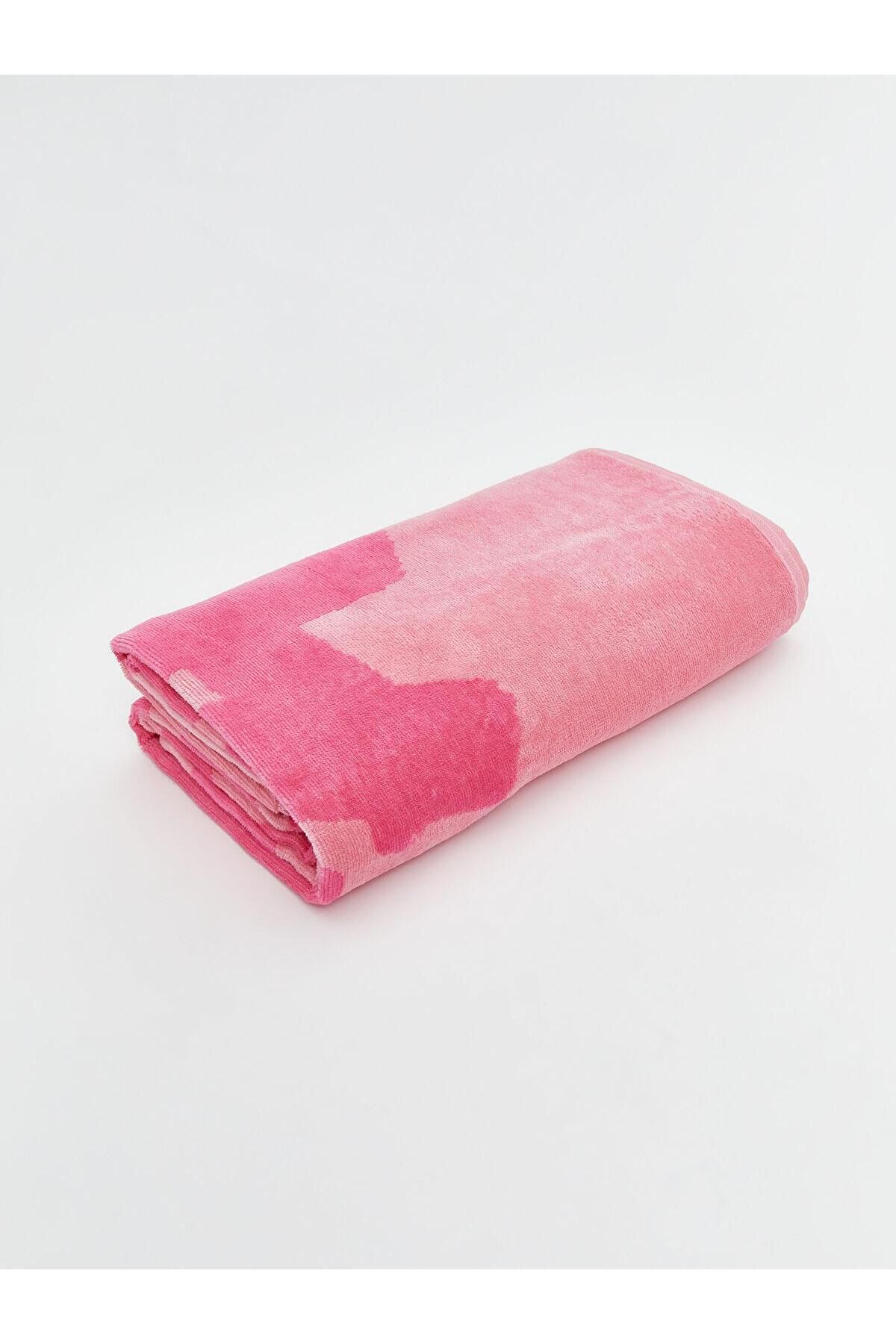 LC Waikiki LCW ACCESSORIES Aloha Baskılı Kadın Plaj Havlusu 70X150 cm (S5)