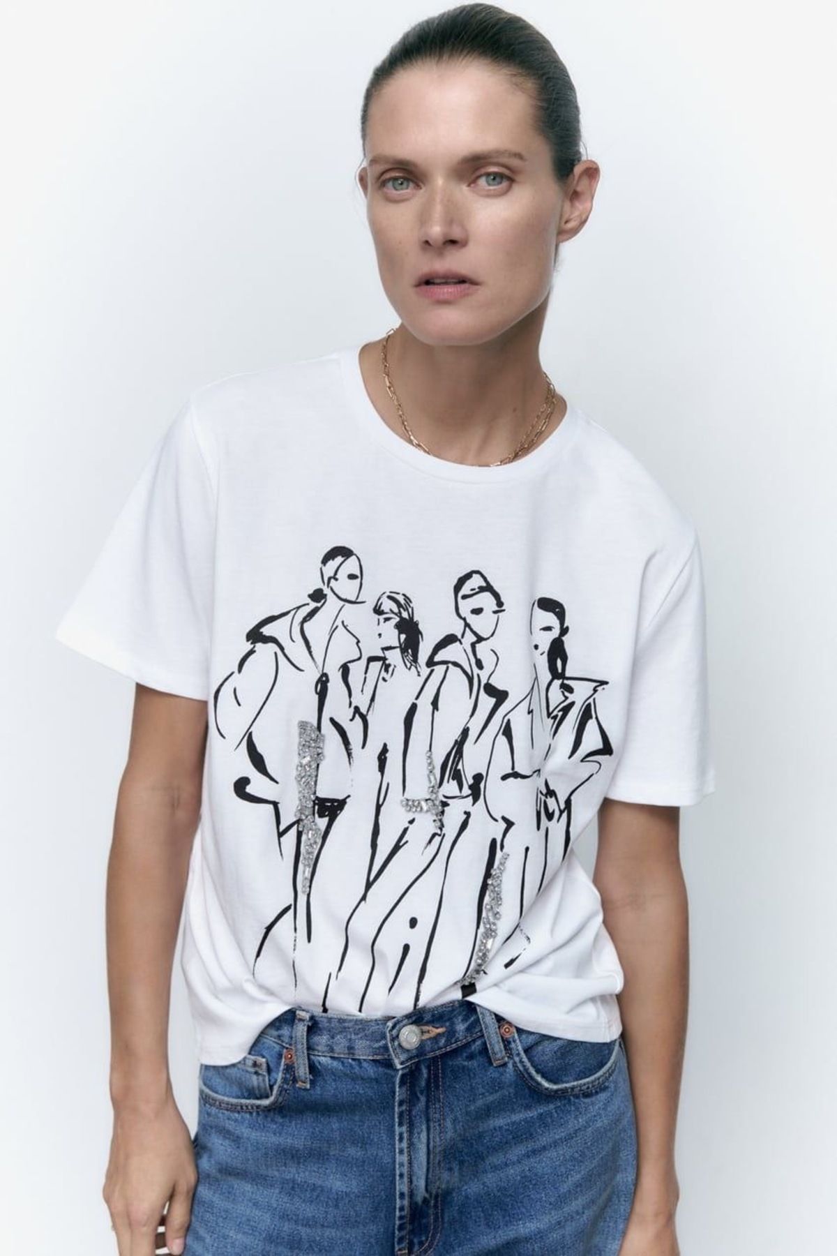 Jose Clothing Oversize Kesim Kısa Kollu Baskılı T-shirt