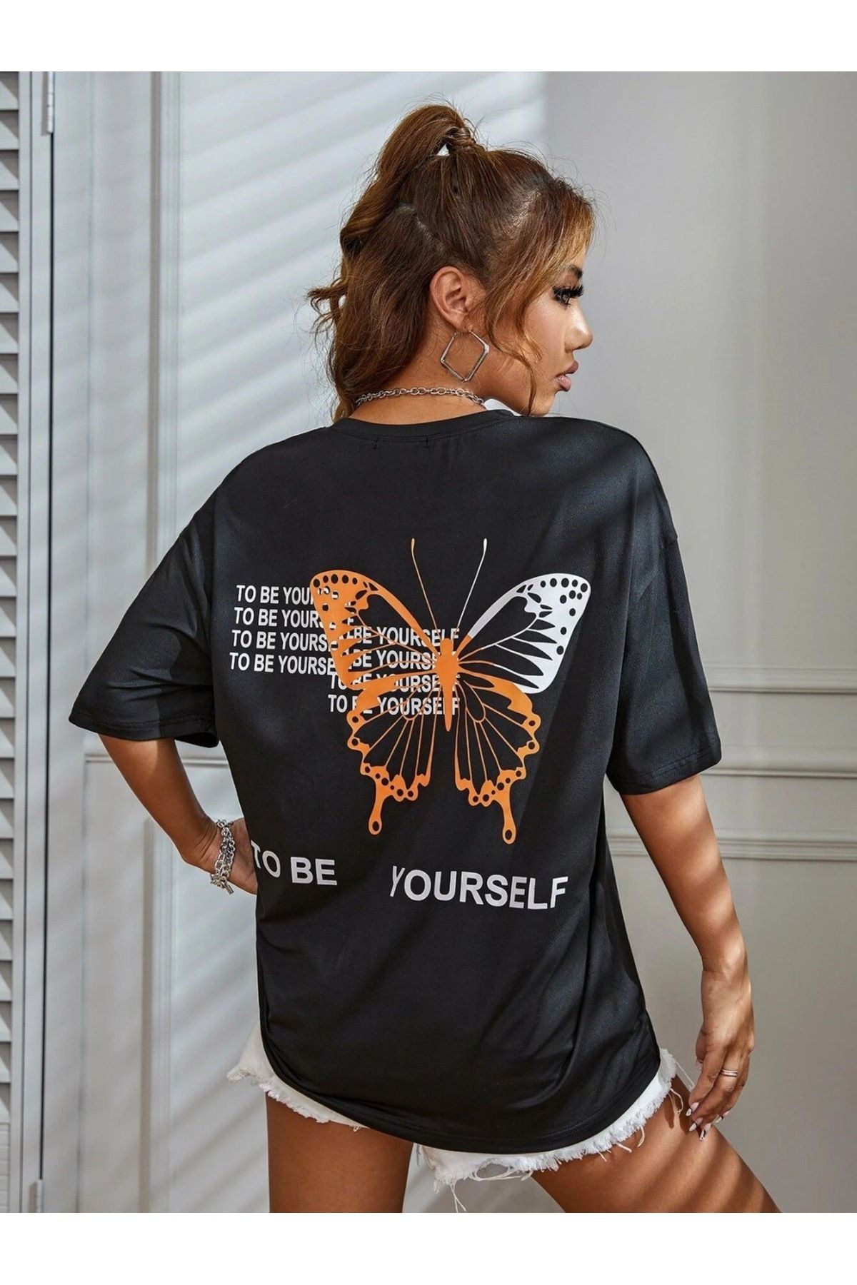 Jose Clothing Oversize Kesim Kısa Kollu Baskılı T-shirt