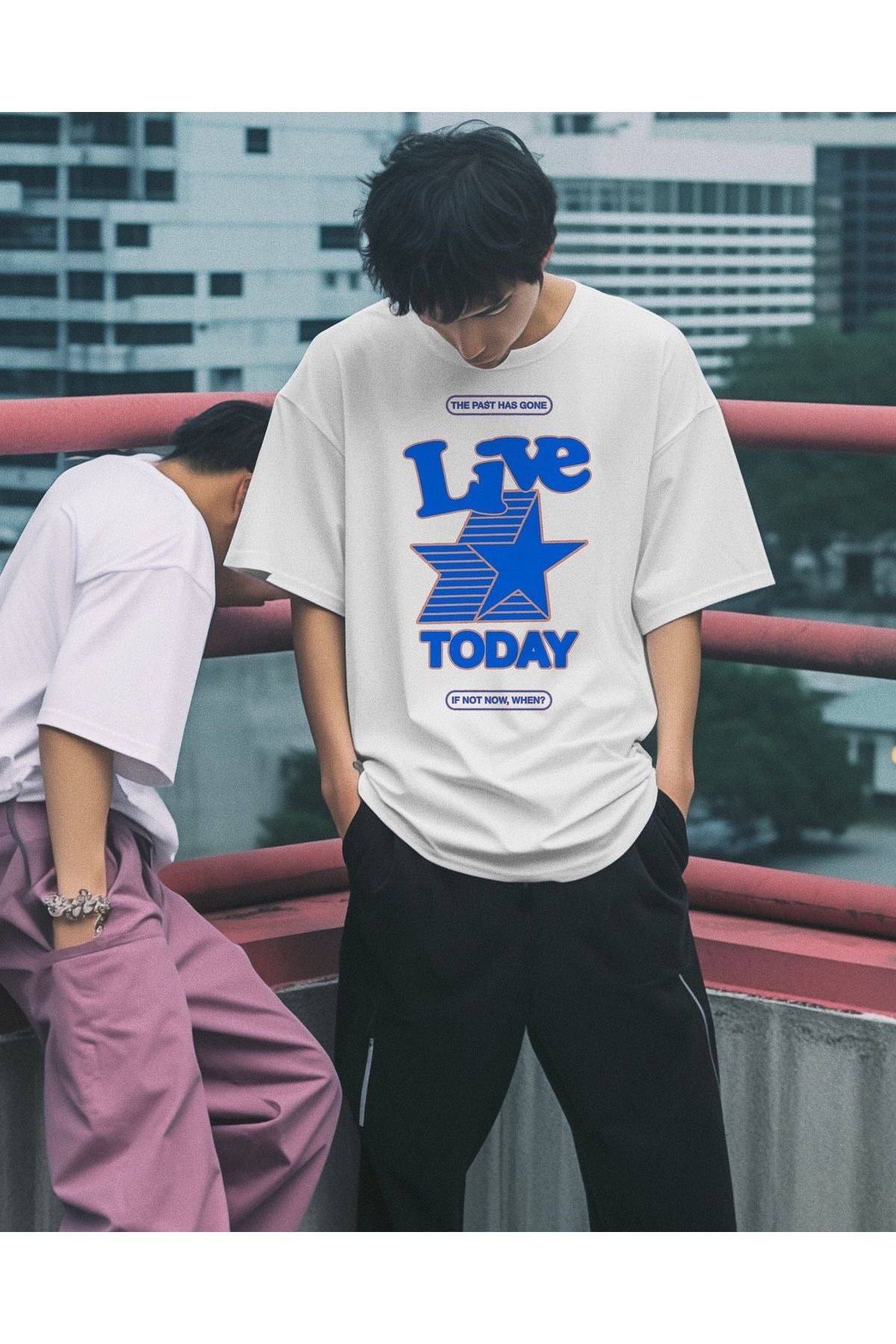 Jose Clothing Oversize Kesim Kısa Kollu Baskılı T-shirt