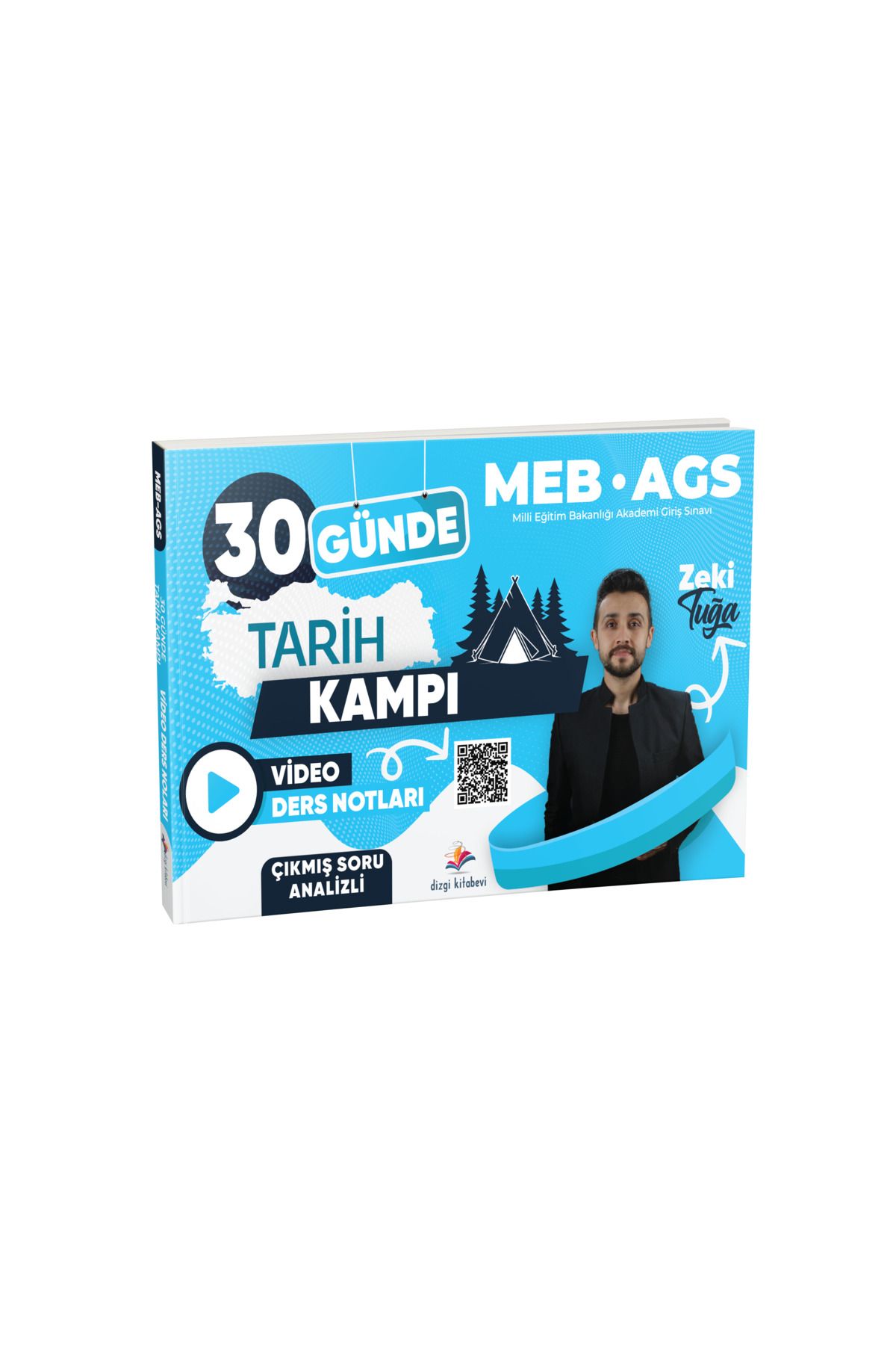 Dizgi Kitap 2025 Meb Ags 30 Günde Tarih Kampı Çıkmış Soru Analizli Video Ders Notları Zeki Tuğa