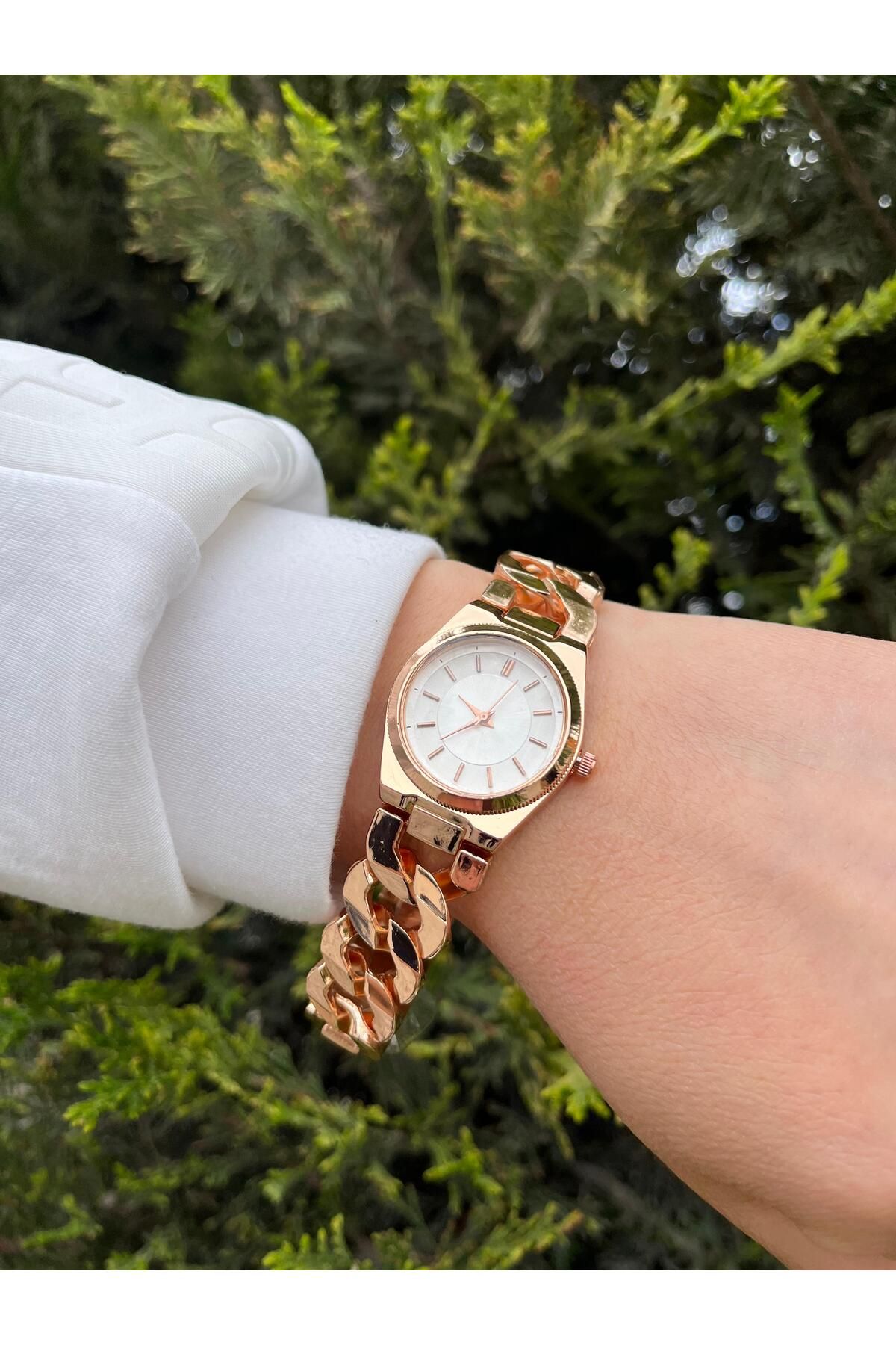 Sasta Zarif rose gold kadın saati