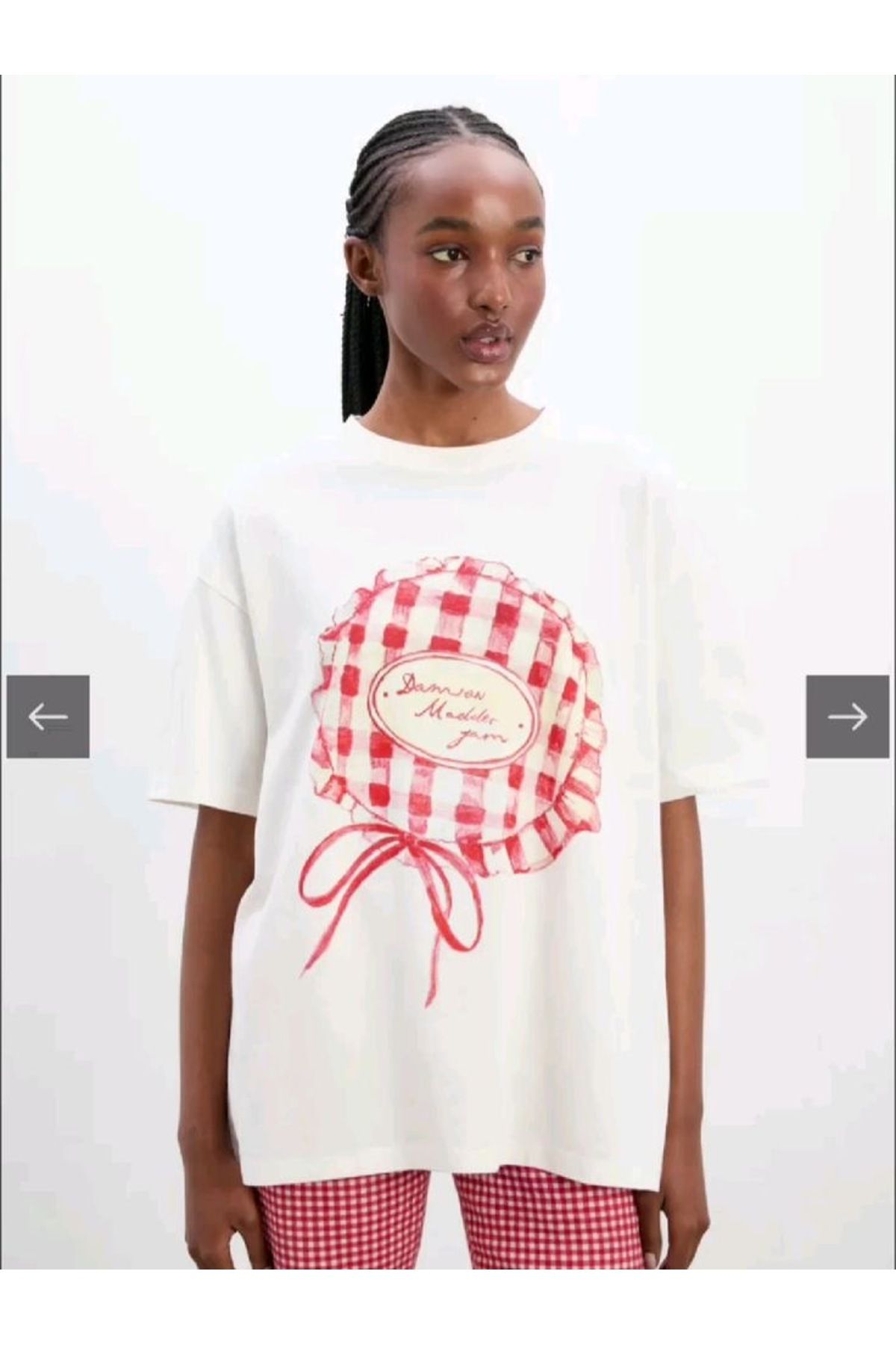 Jose Clothing Oversize Kesim Kısa Kollu Baskılı T-shirt