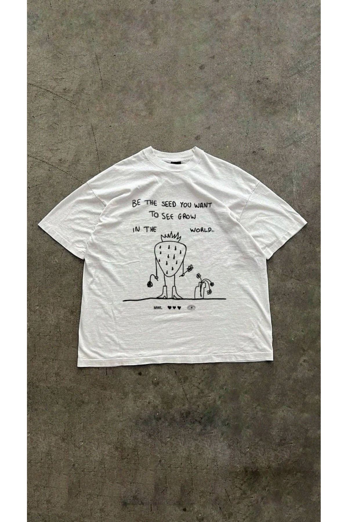 Jose Clothing Oversize Kesim Kısa Kollu Baskılı T-shirt
