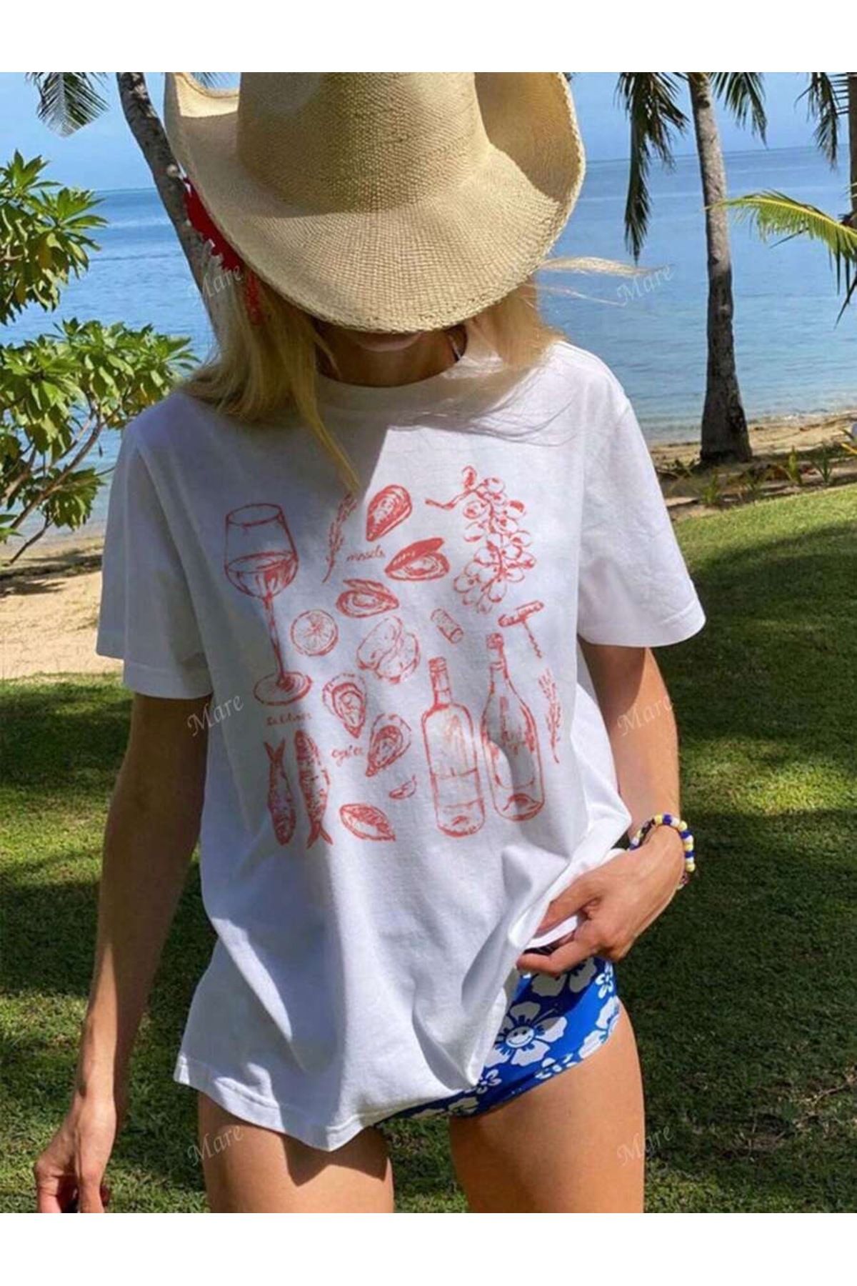 Jose Clothing Oversize Kesim Kısa Kollu Baskılı T-shirt