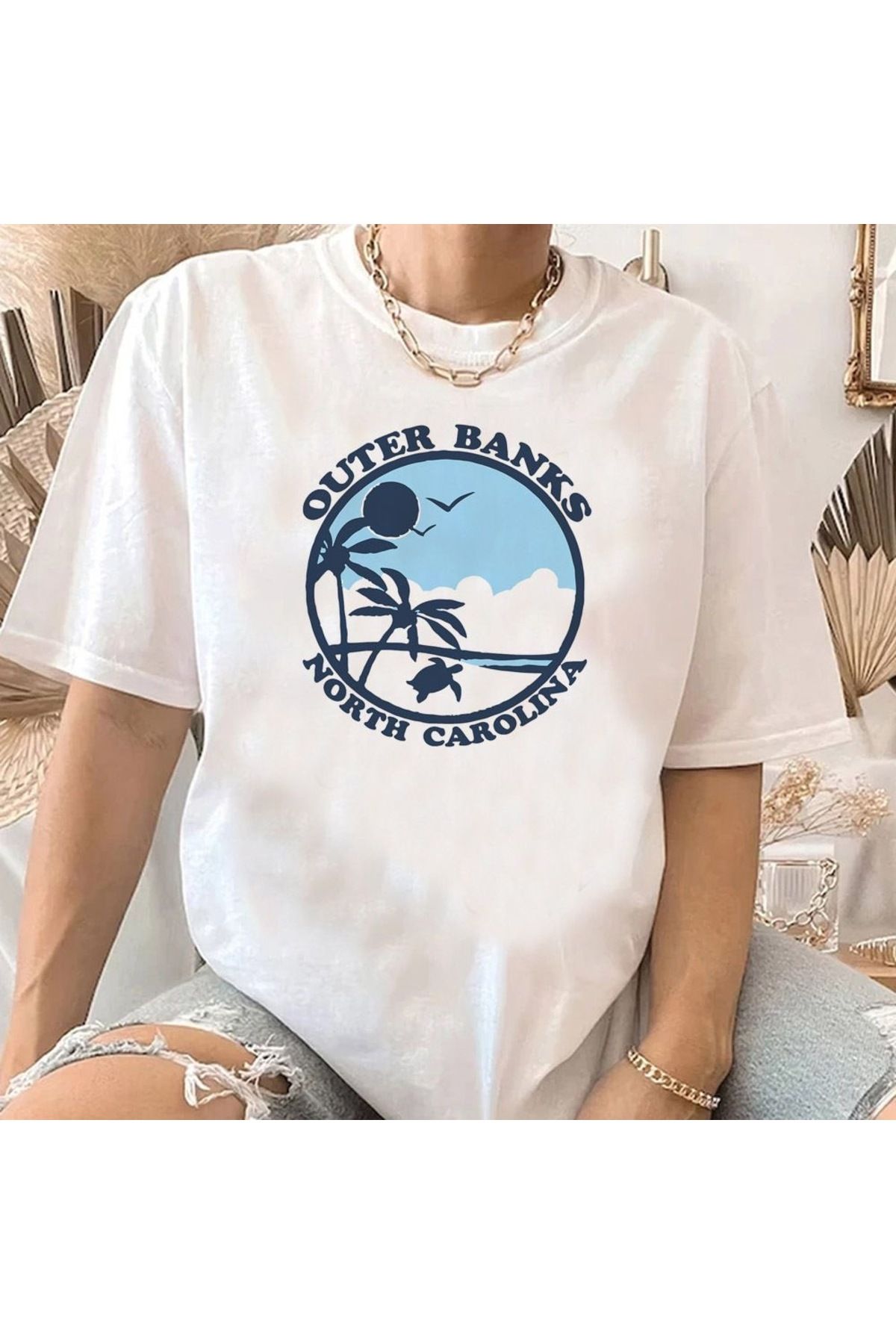 Jose Clothing Oversize Kesim Kısa Kollu Baskılı T-shirt