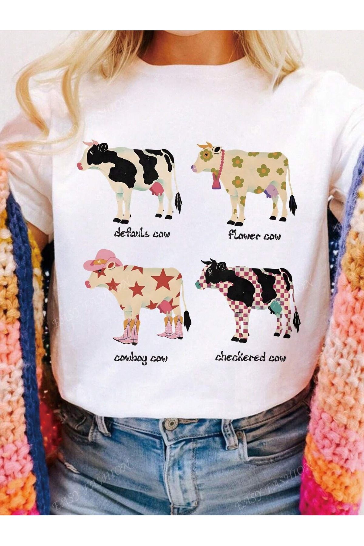 Jose Clothing Oversize Kesim Kısa Kollu Baskılı T-shirt