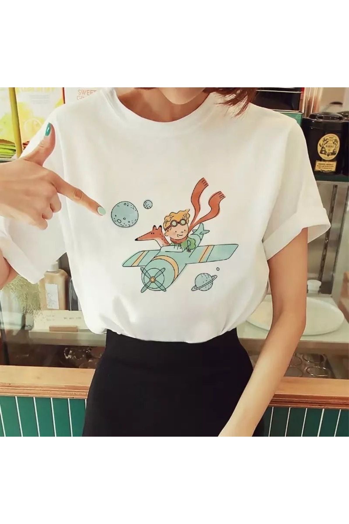 Jose Clothing Oversize Kesim Kısa Kollu Baskılı T-shirt