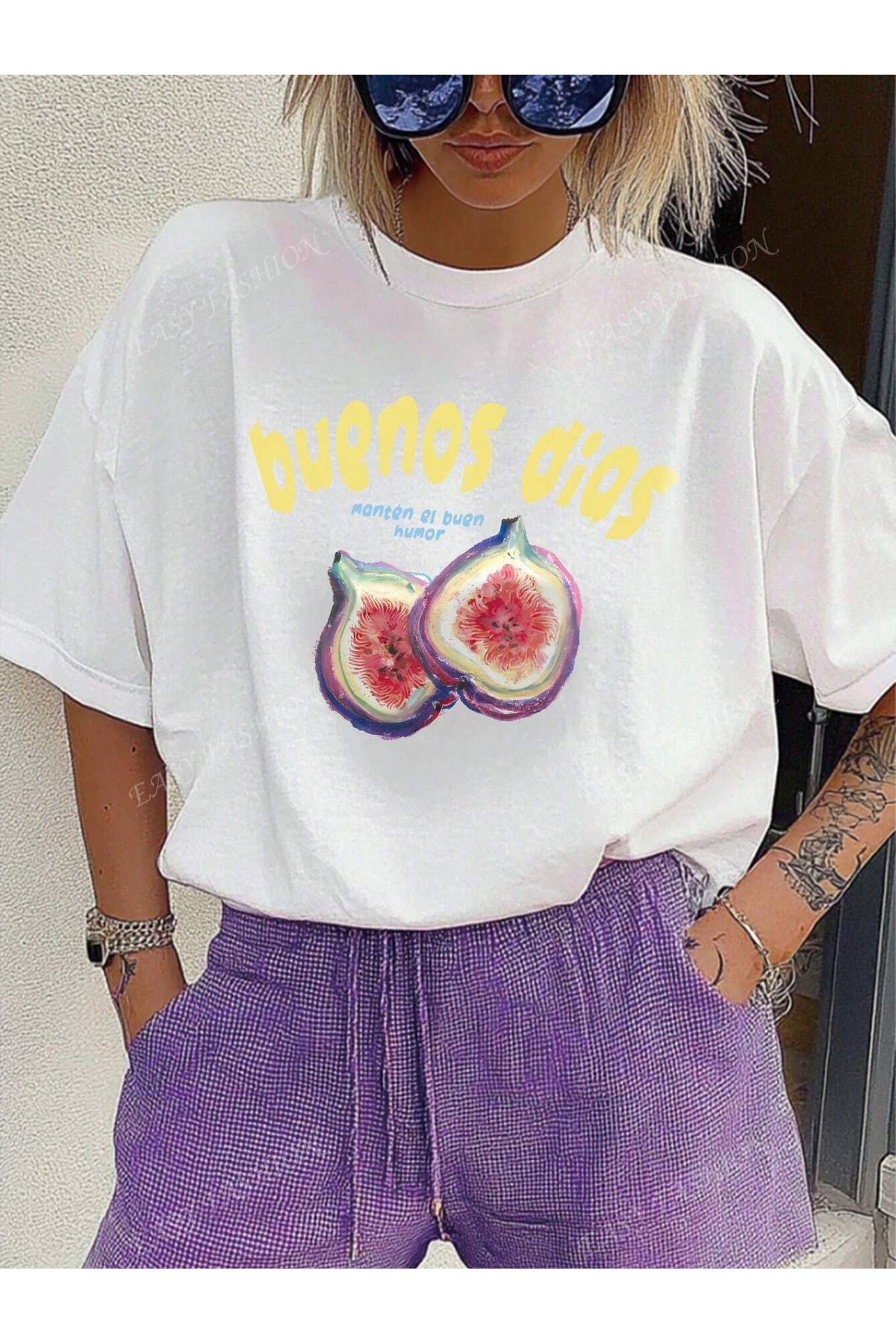 Jose Clothing Oversize Kesim Kısa Kollu Baskılı T-shirt