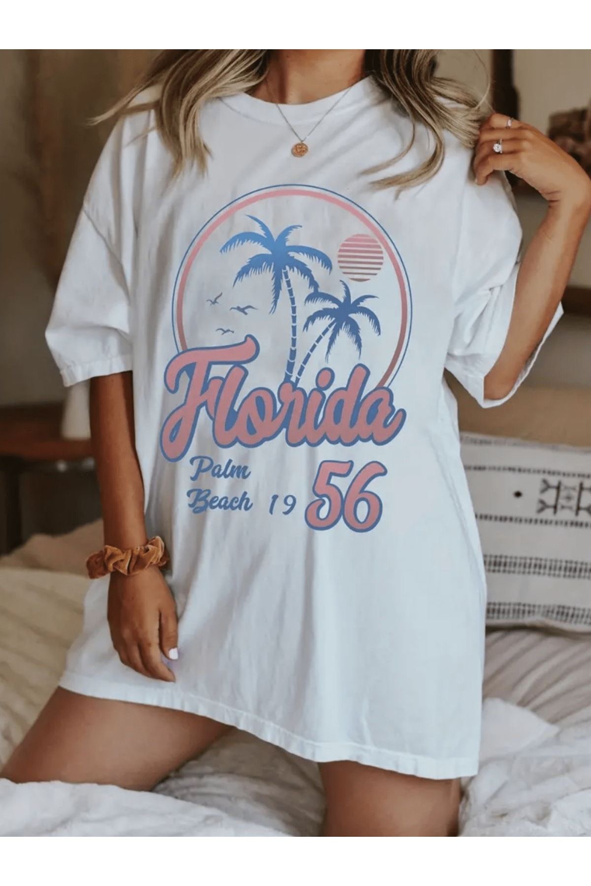 Jose Clothing Oversize Kesim Kısa Kollu Baskılı T-shirt