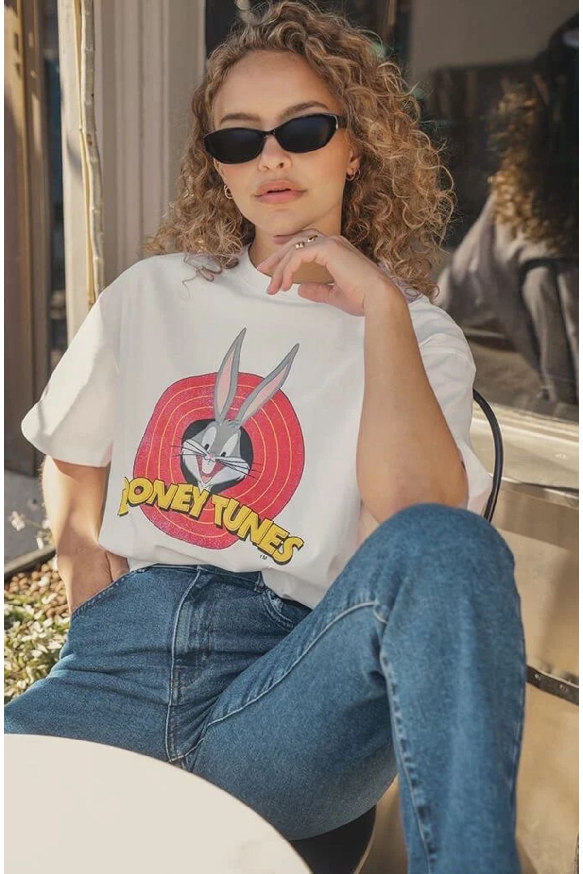 Jose Clothing Oversize Kesim Kısa Kollu Baskılı T-shirt