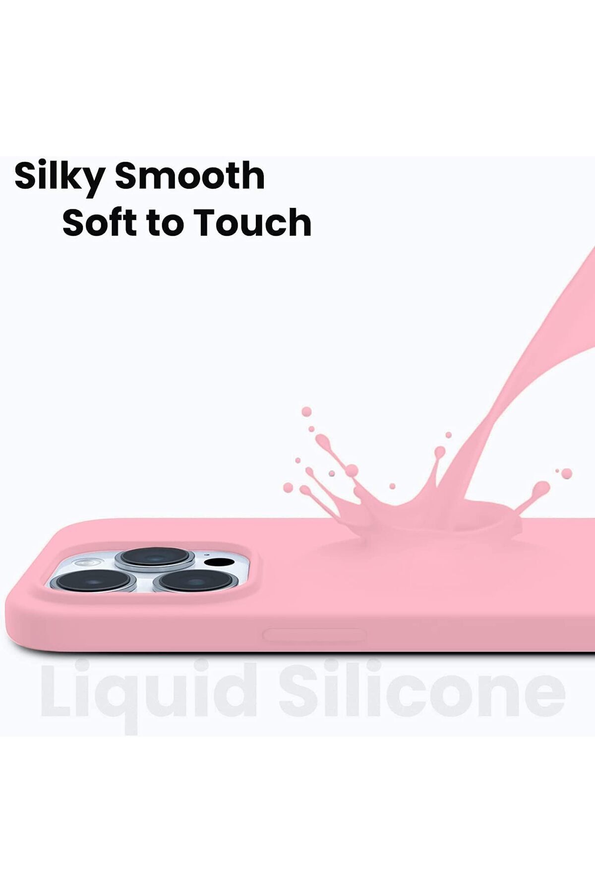 Generic-Silicone Cover Compatible with iPhone 14 Pro Max 6.7 " , Ultra Slim Fit with Full Body Protection 2