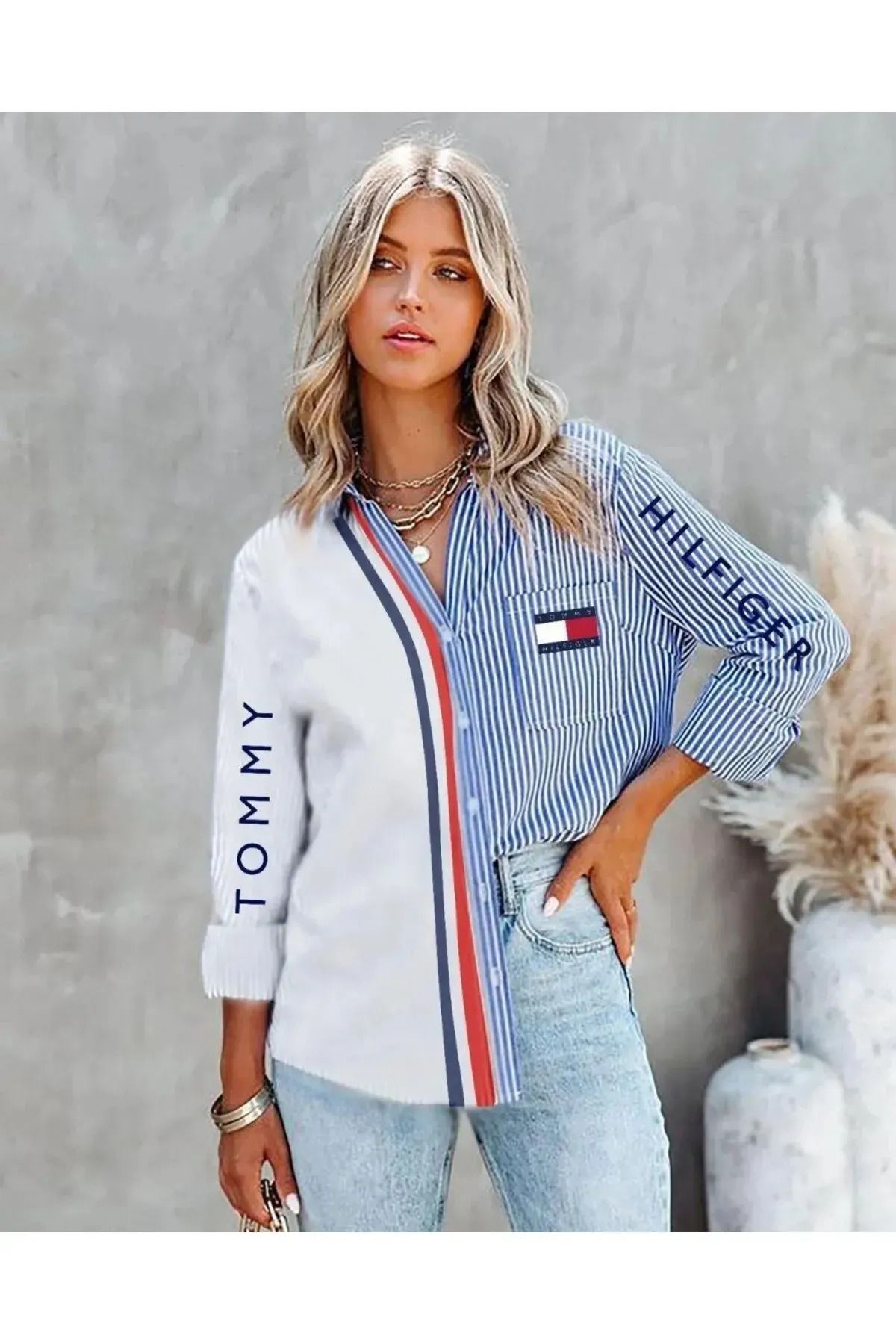 Tommy Hilfiger Sport __TommyHilfiger Organik Pamuk Spor Gömlek