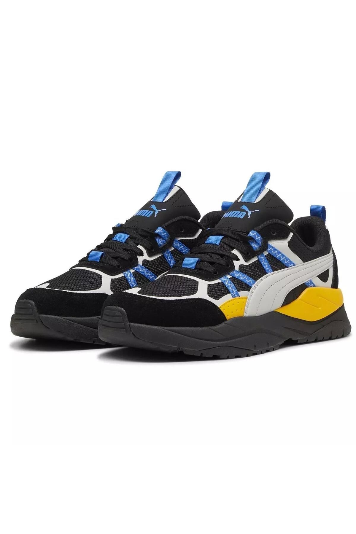 Puma-392317   08 X-Ray Tour Black-Grey-Blue-Yellow Men's Sports Shoes 2