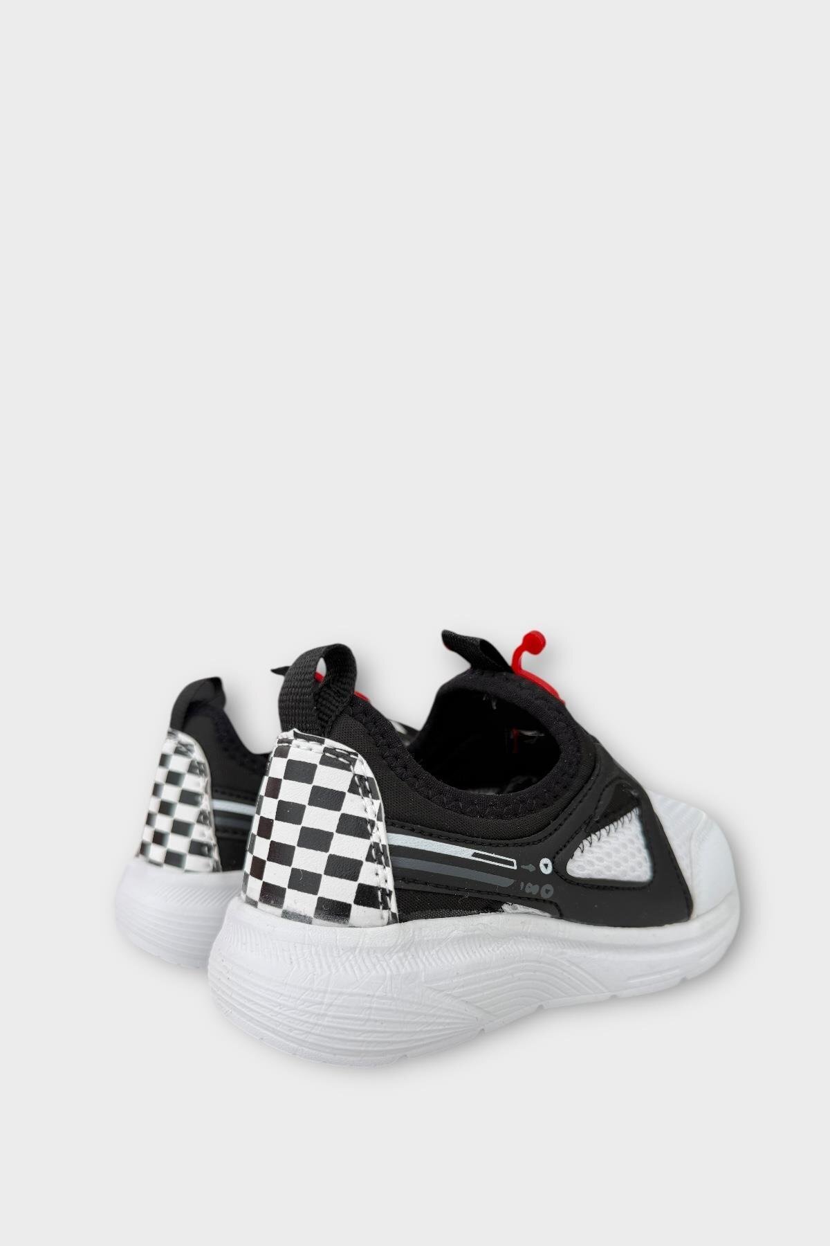 Liger-Children's Airfile Light Sole Nursery Home School Sports Shoes White - Black 5