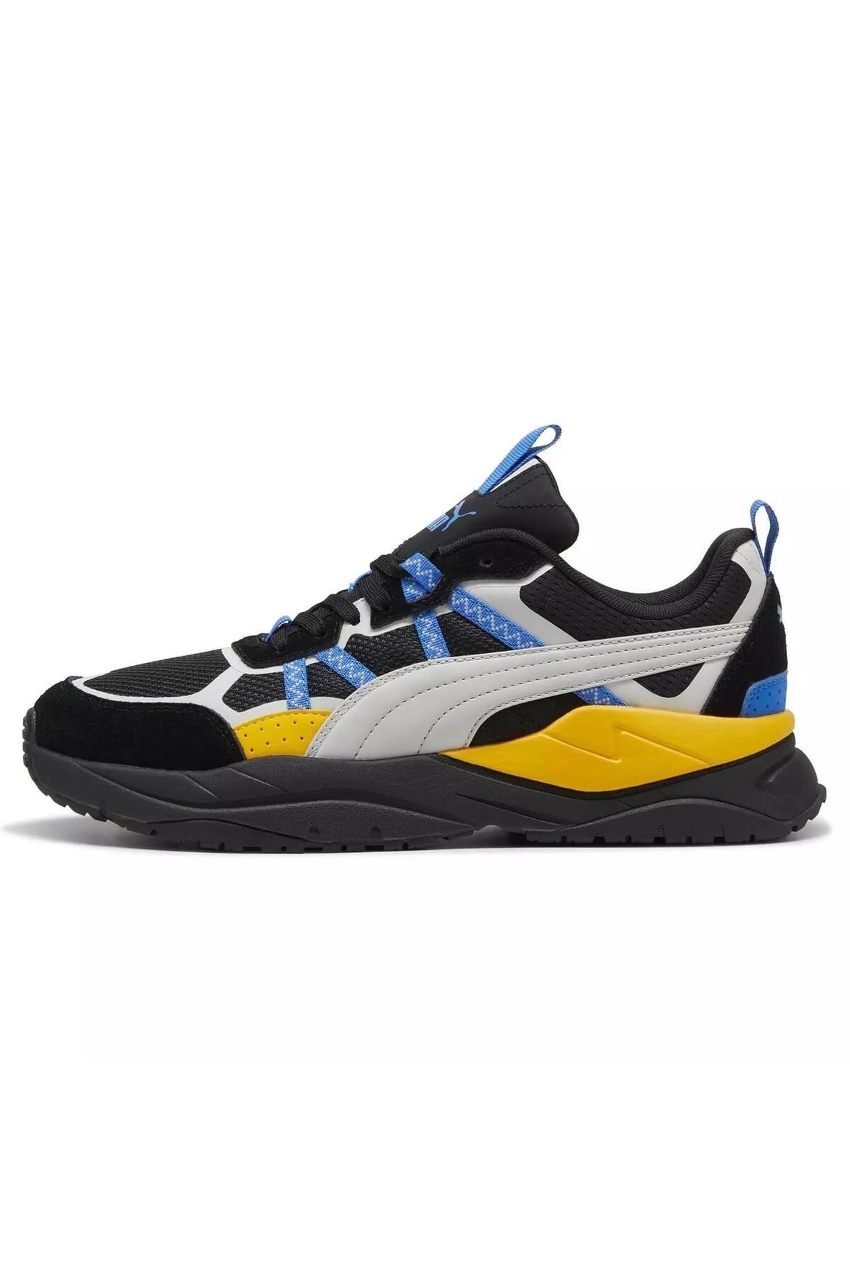 Puma-392317   08 X-Ray Tour Black-Grey-Blue-Yellow Men's Sports Shoes 3
