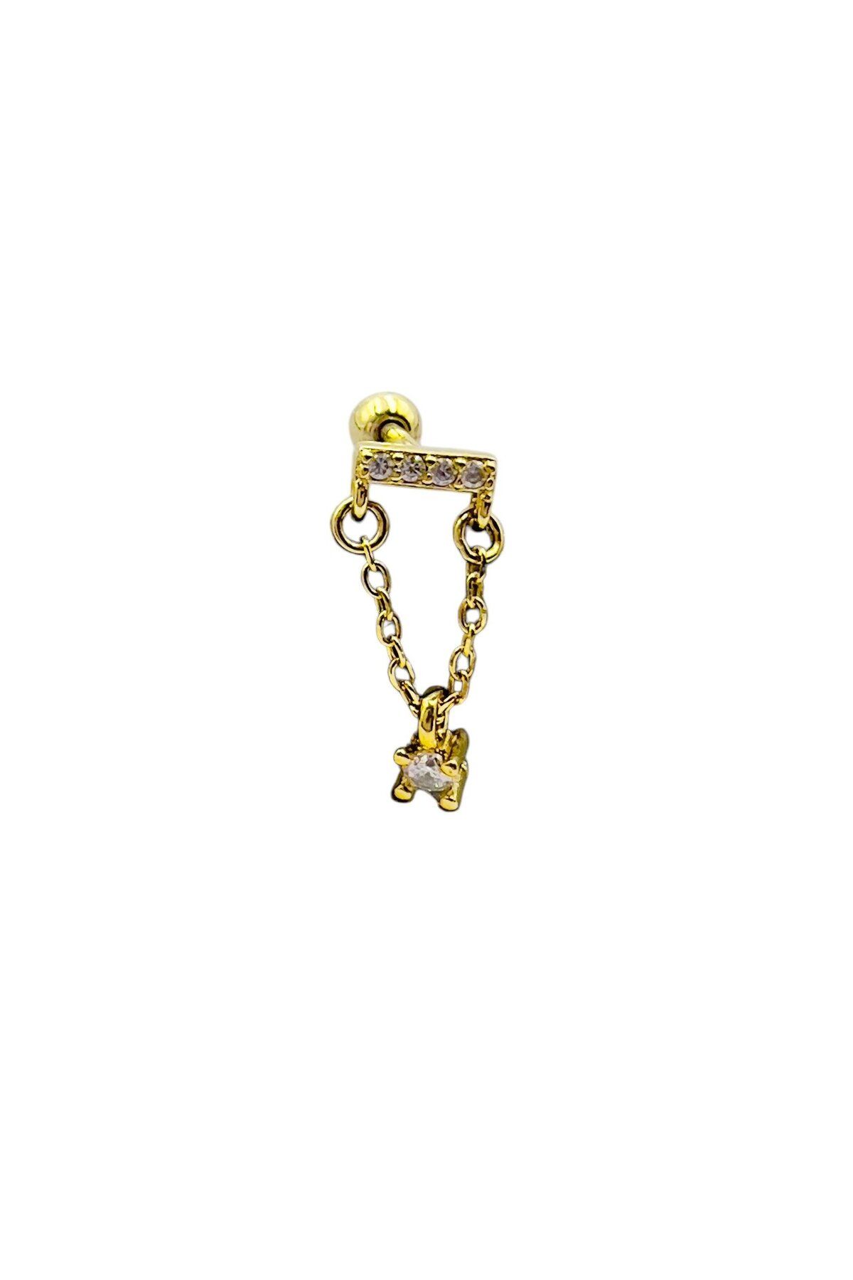 Defne Silver Salantlı Gümüş Piercing