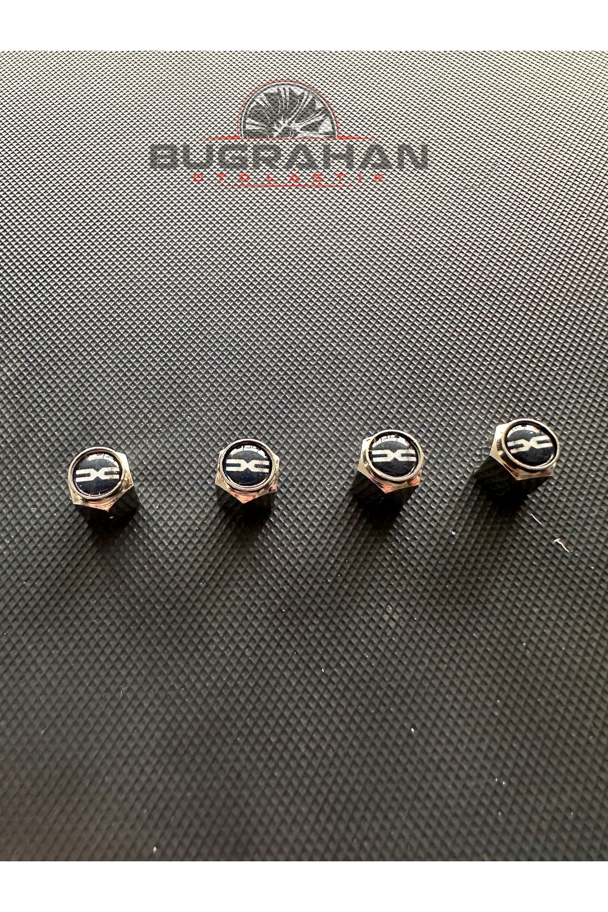 OEM Dacia Logolu Sibop Kapağı Tüm Araçlara Uyumlu A Kalite Alüminyum Sibop Kapağı 4 Adet