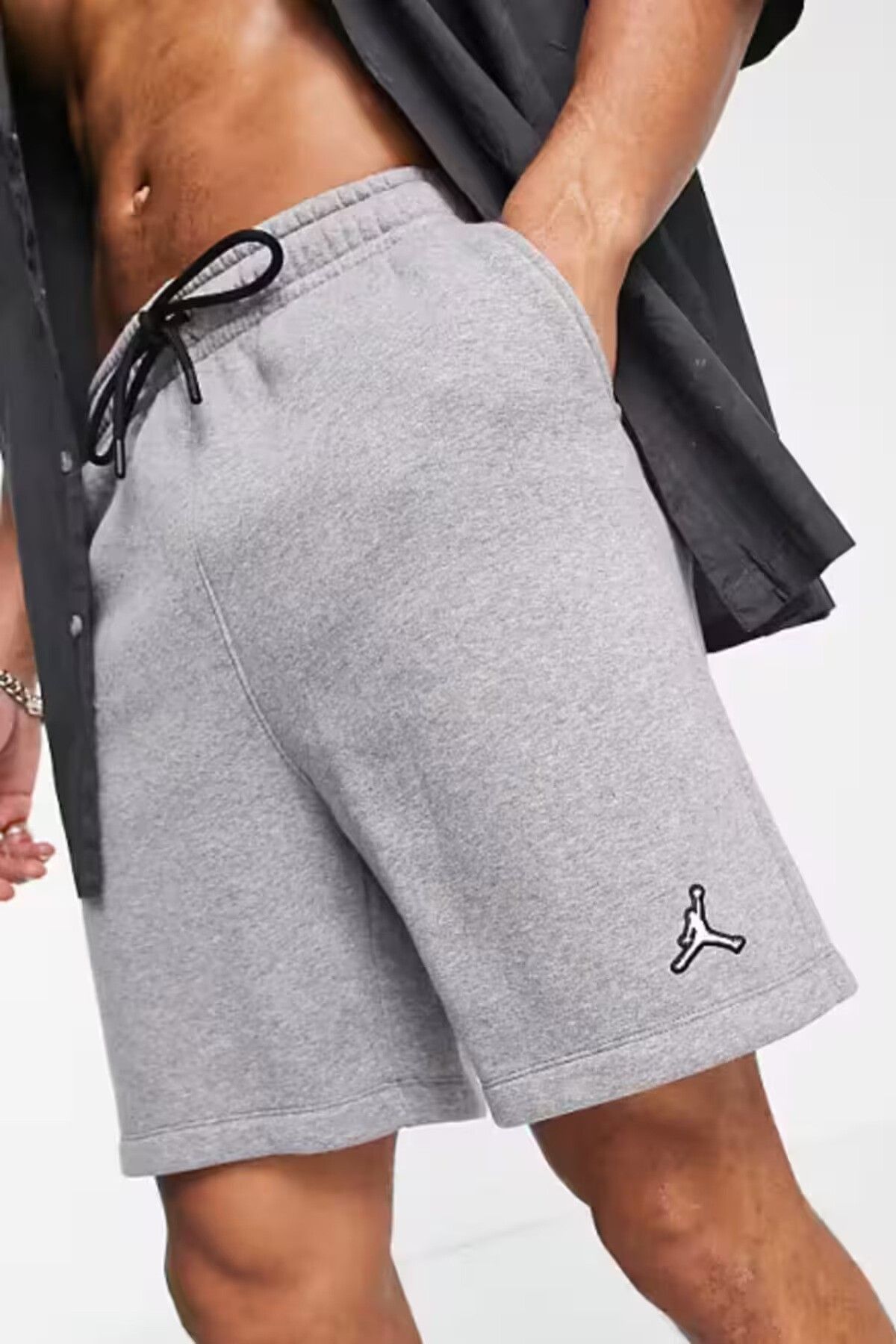 Nike Jordan Essential Fleece Gri Erkek Şort