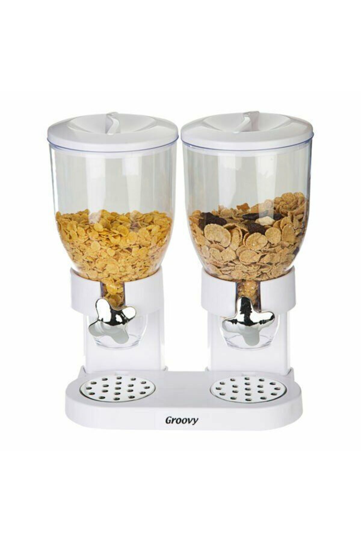 Biradlı İkili Corn Flakes Dispanseri