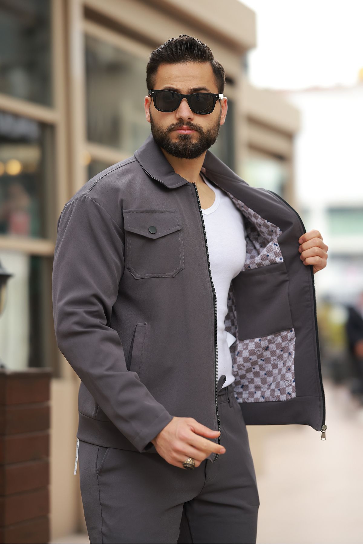 BYzıt Old Money, Mevsimlik, Basic Oversize, Astarlı Ceket