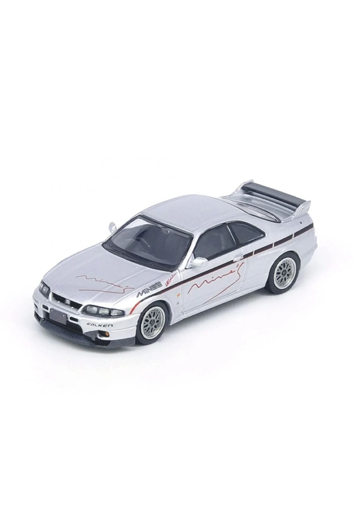 Inno 64 Models Nissan Skyline GT-R (R33) "Tuned by Mine's" Gümüş