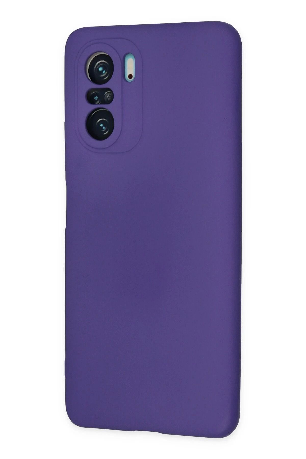 NewFace Xiaomi Poco F3 Uyumlu Kılıf Nano içi Kadife Silikon - Mor WLZOR