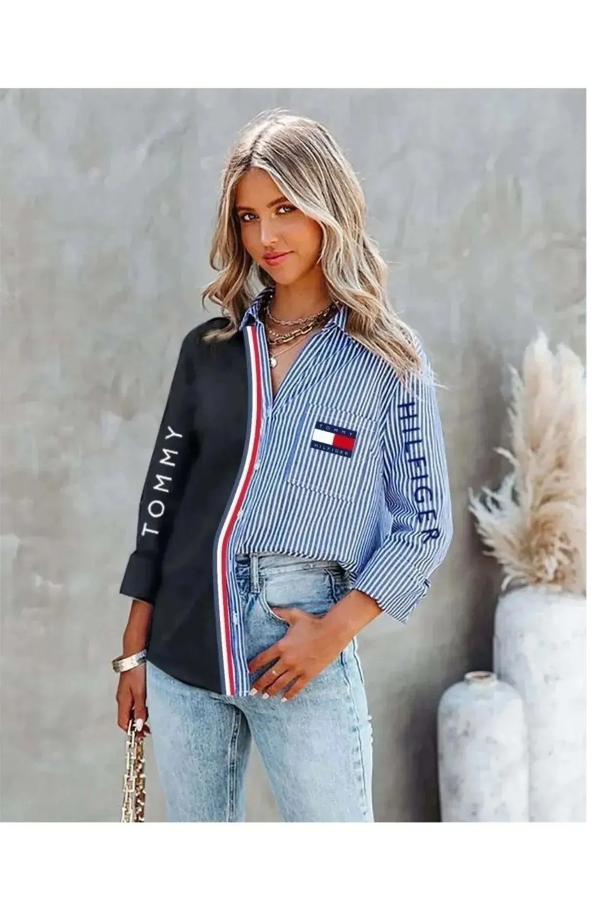 Tommy Hilfiger Sport __TommyHilfiger Organik Pamuk Spor Gömlek