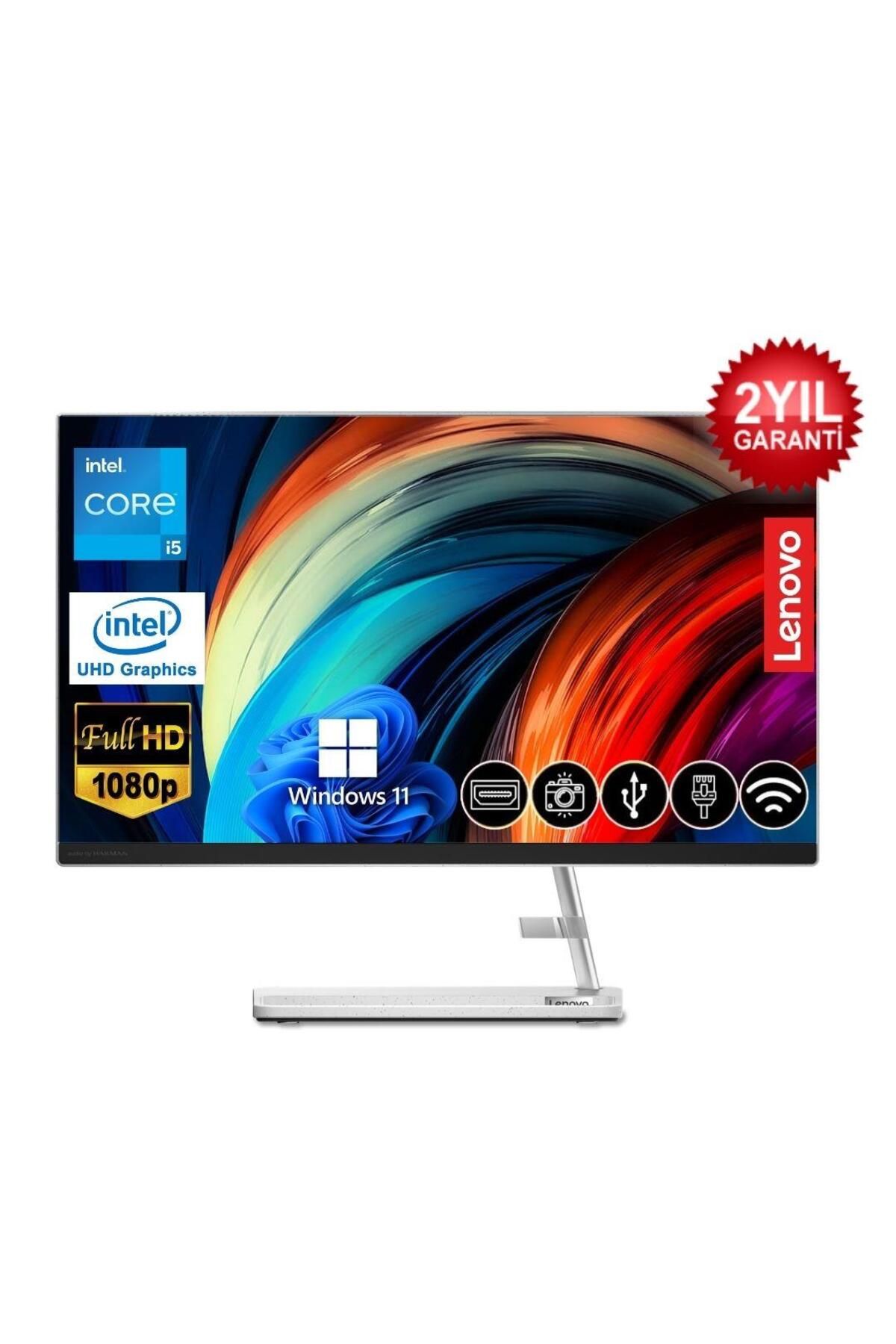 LENOVO Ideacentre 3 i5 12450H 16GB 1TB M.2 SSD F0GH01GBTR ATL27 23.8" W11Pro Beyaz All In One Bilgis